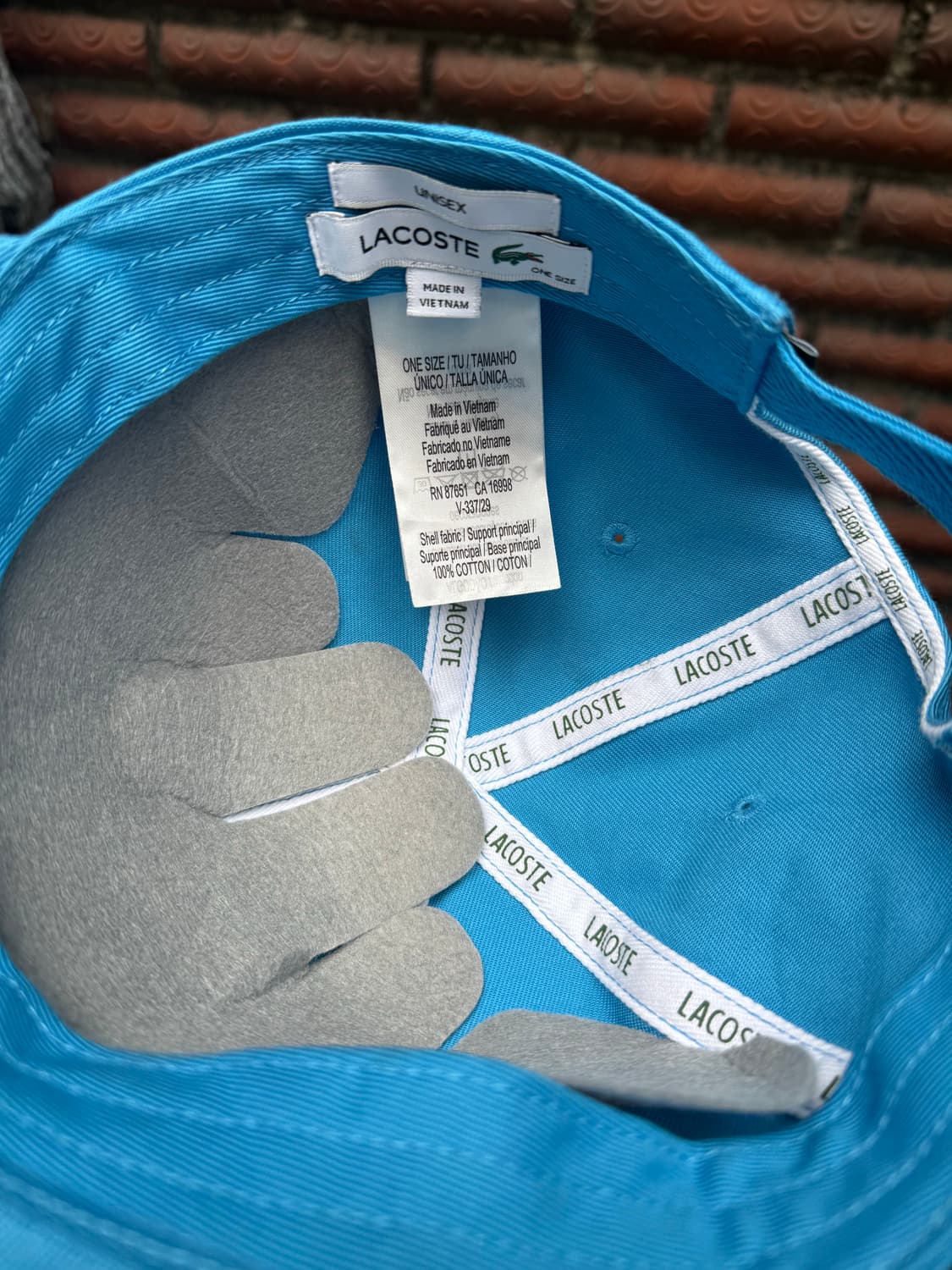 라코스테 빅로고 볼캡 상품이미지3