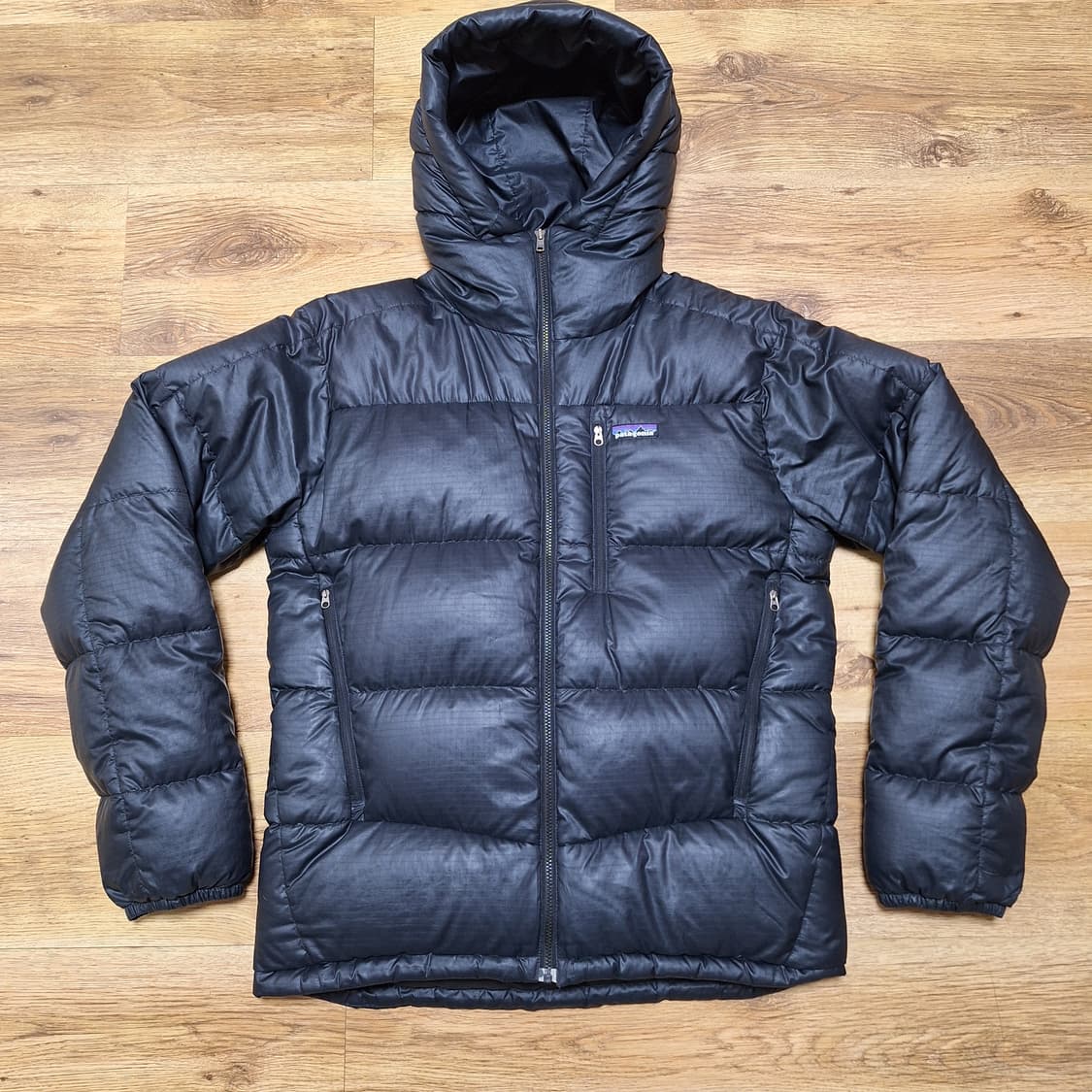 빈티지 파타고니아 피츠로이 다운후디 블랙 상품이미지2