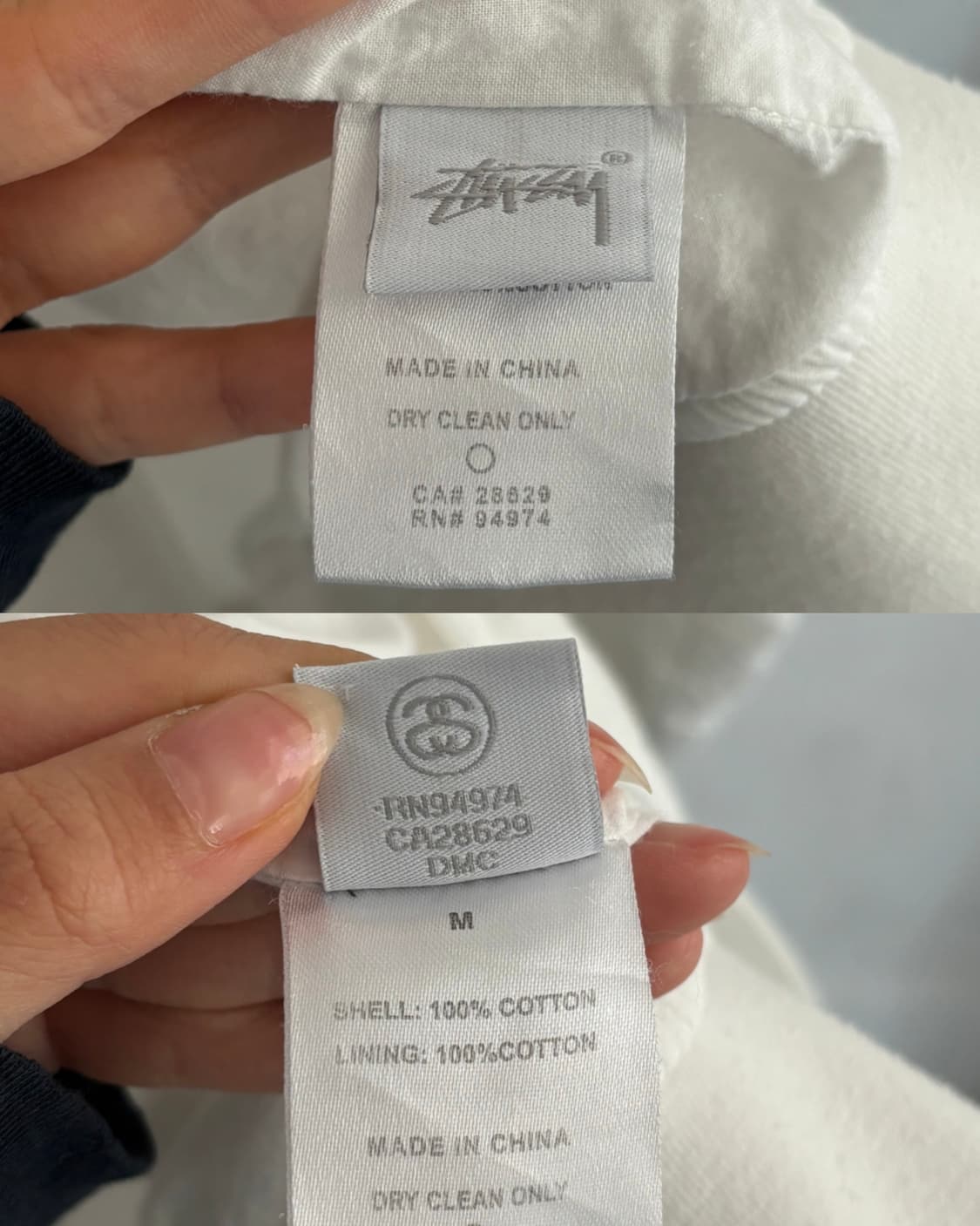 Stussy 스투시 스탁 로고 화이트 시어서커 자켓 상품이미지10
