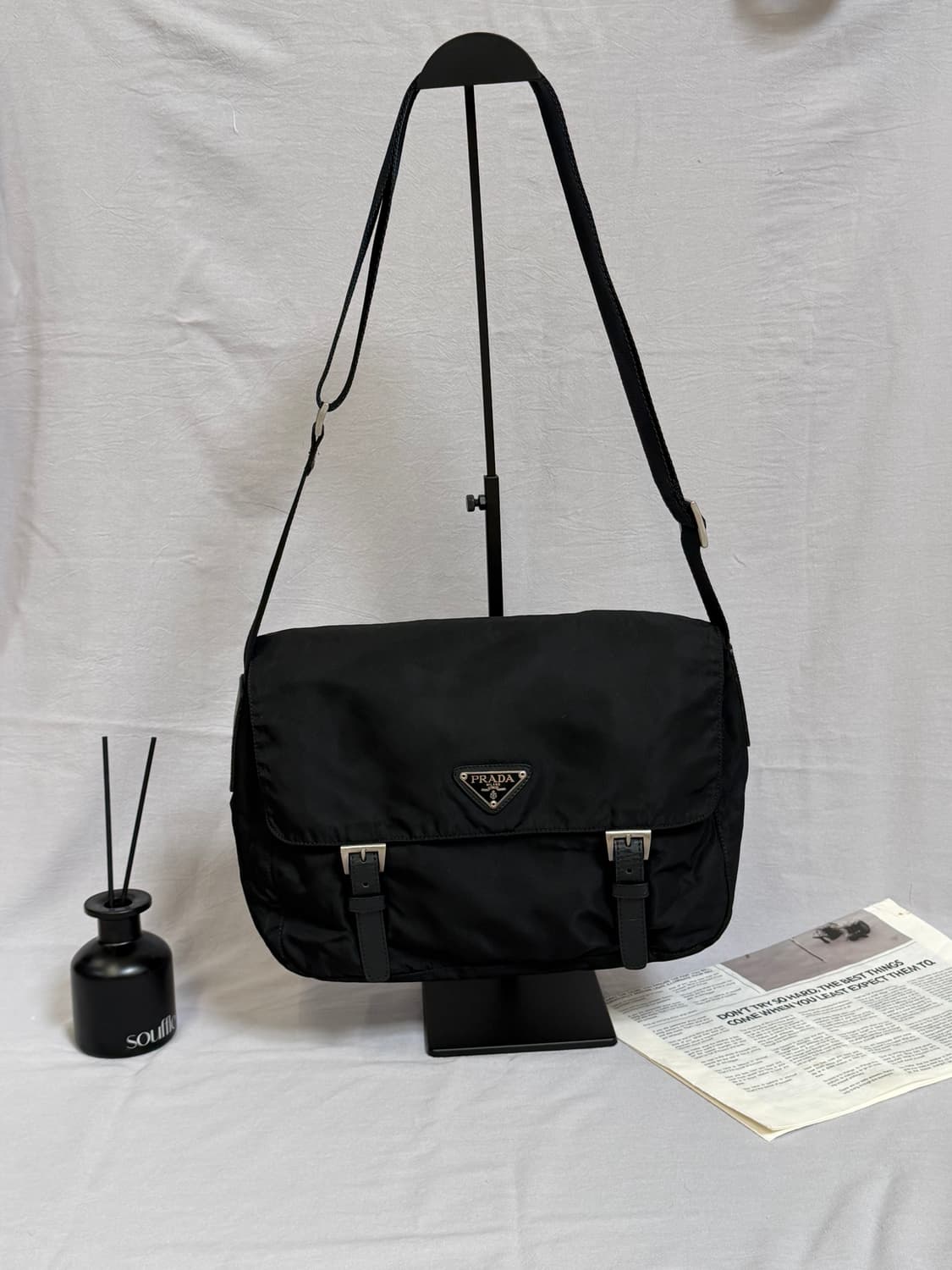 프라다 메신저백 나일론 포코노 테수토 숄더백 남녀공용 상품이미지2