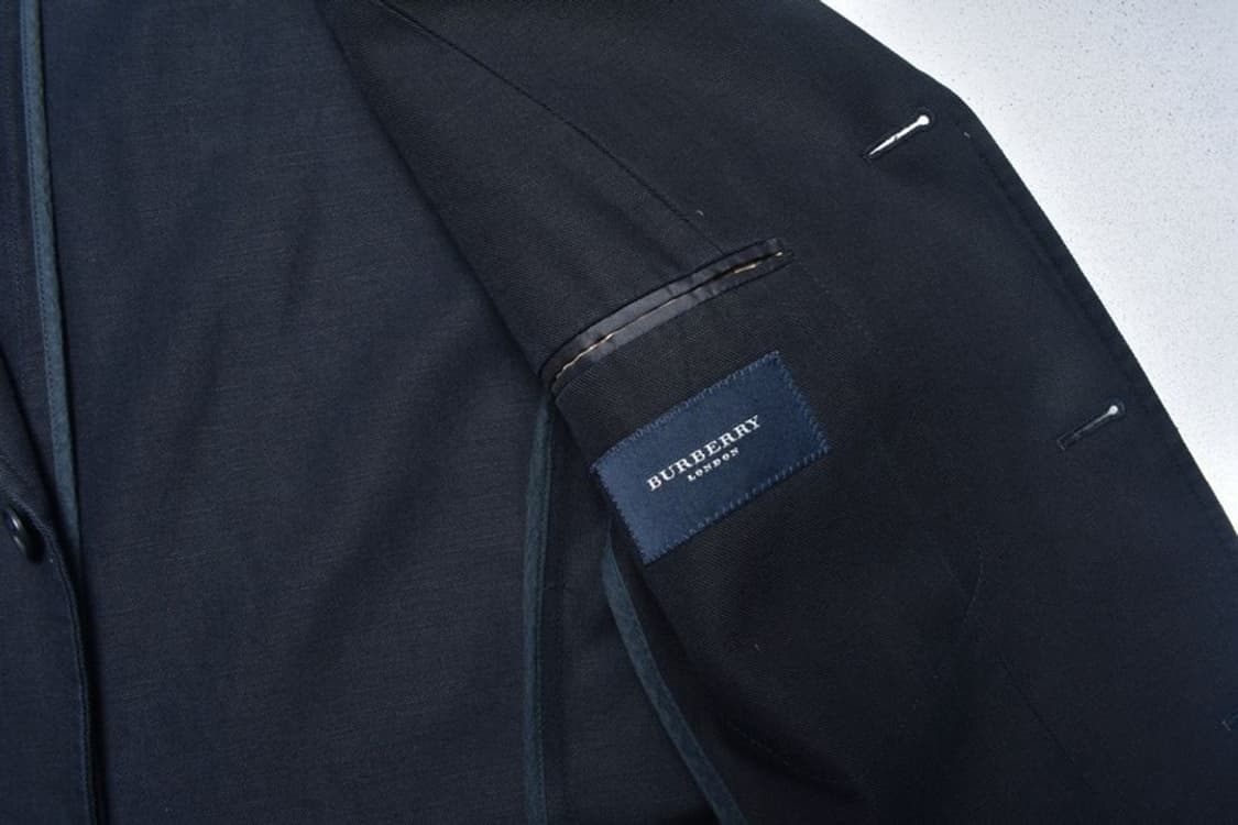00S 버버리 면 마 혼방 블레이저 자켓 N0937 상품이미지4
