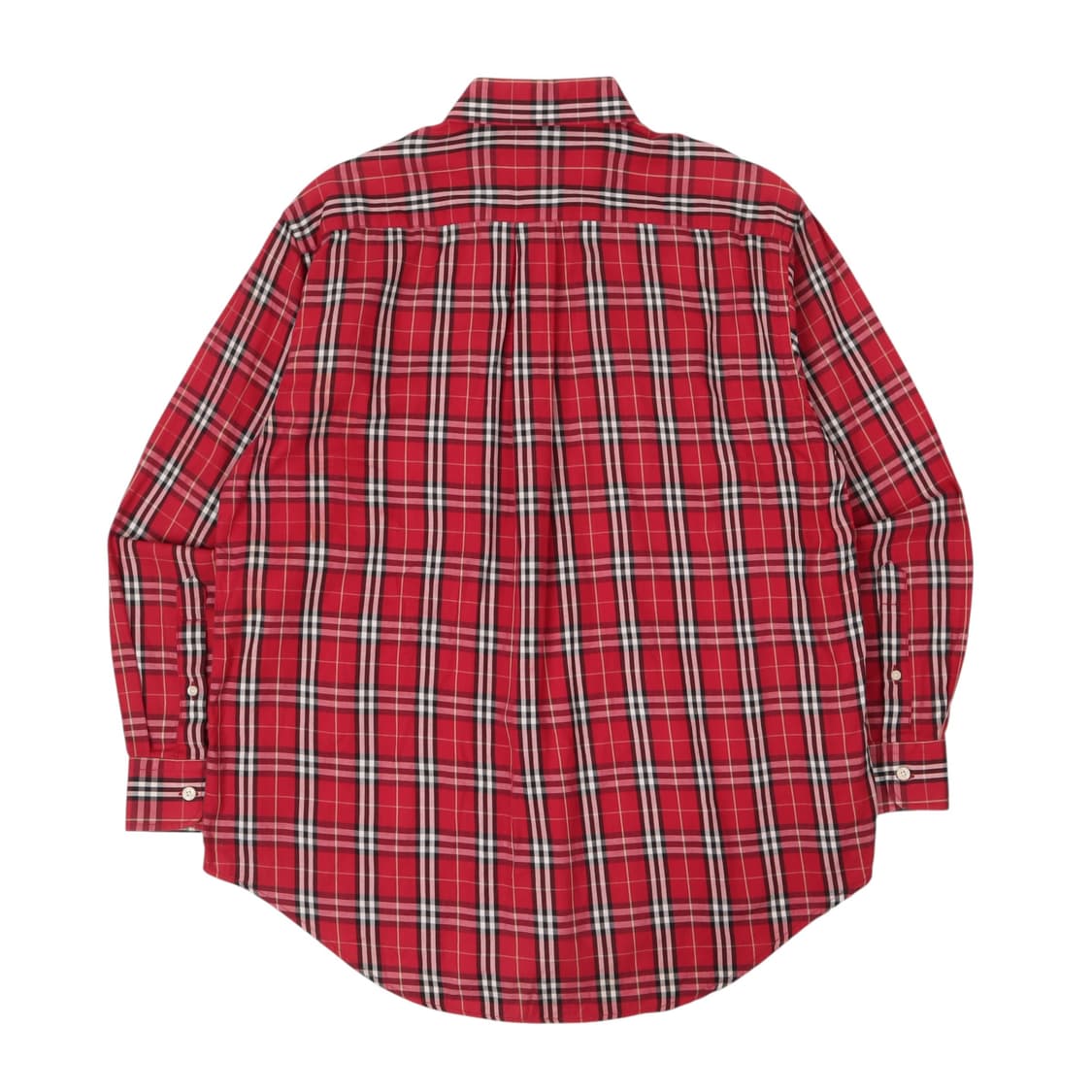버버리 레드 노바체크 셔츠 상품이미지5