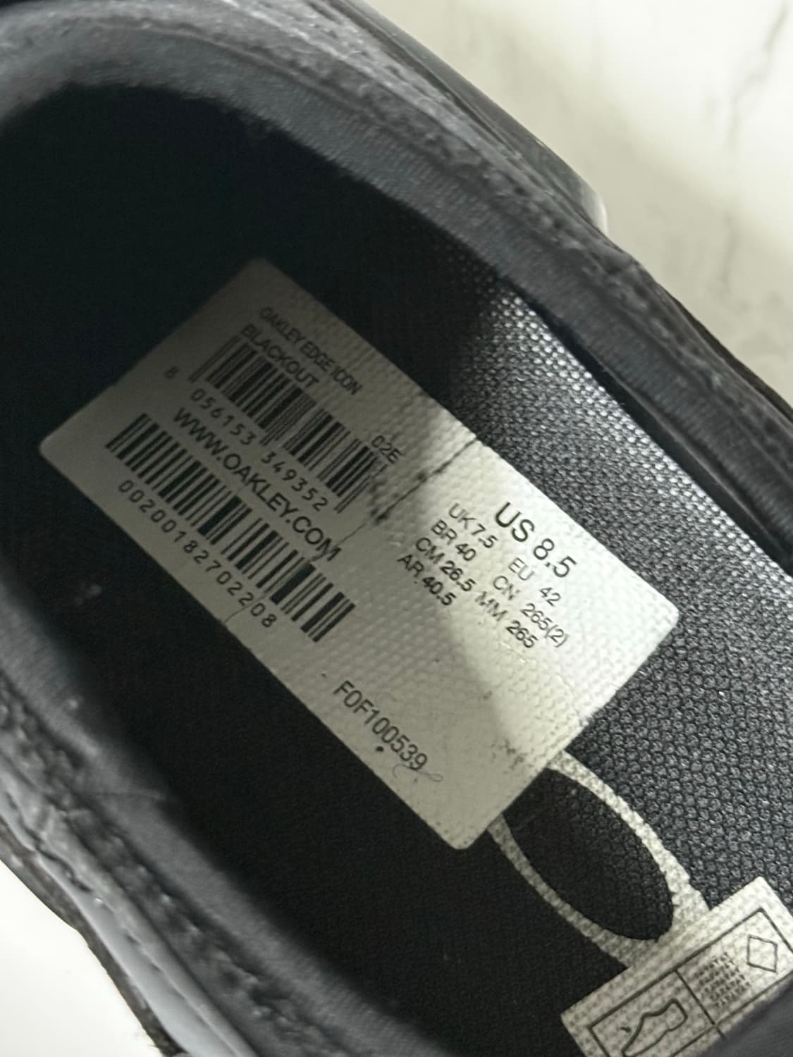 oakley edge icon blackout 265 상품이미지3