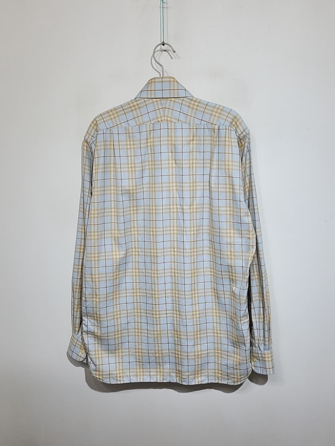 (L) 버버리 남방 체크 셔츠 영국판 캐주얼  상품이미지6