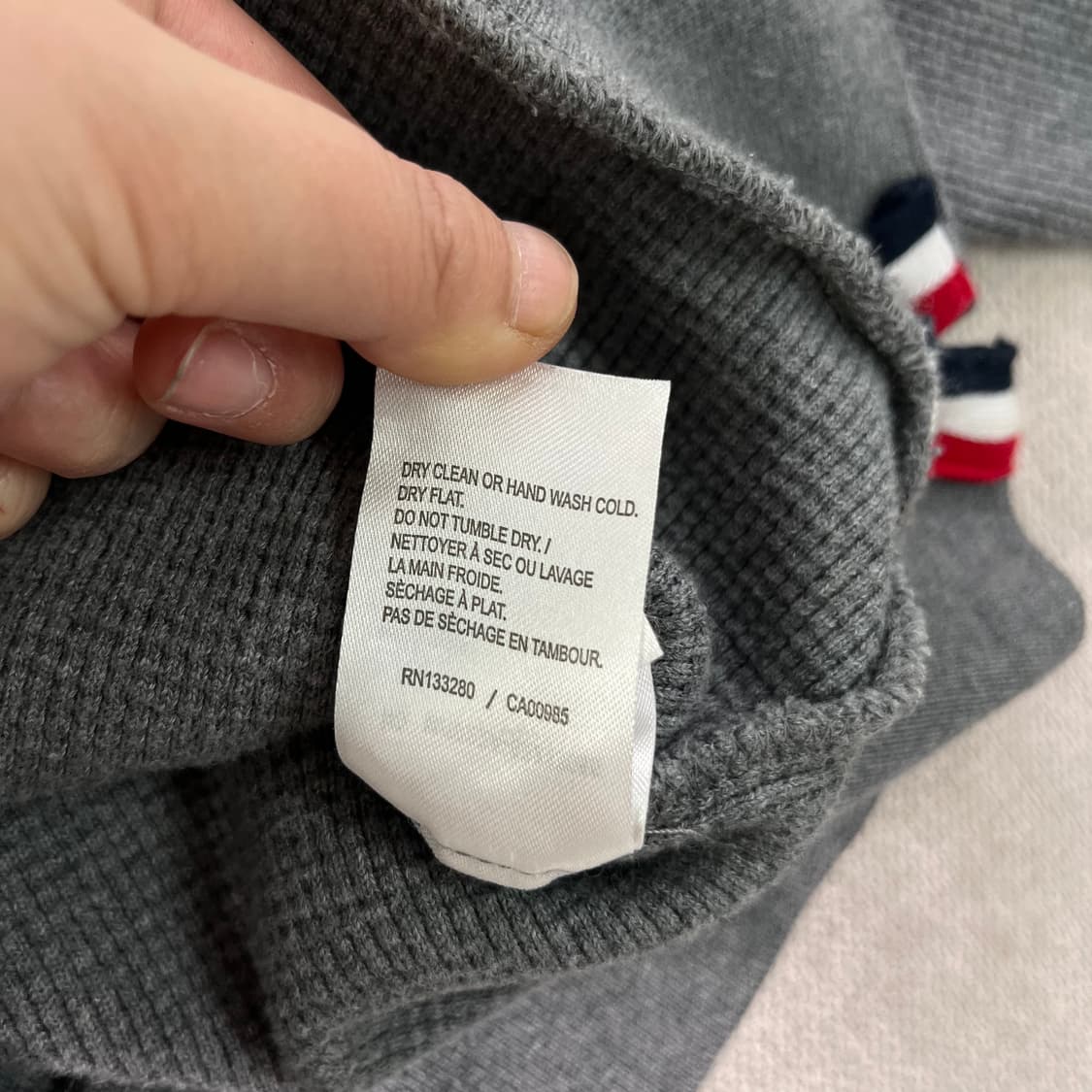 W 95 톰브라운 15FW 와플 후드집업 상품이미지10