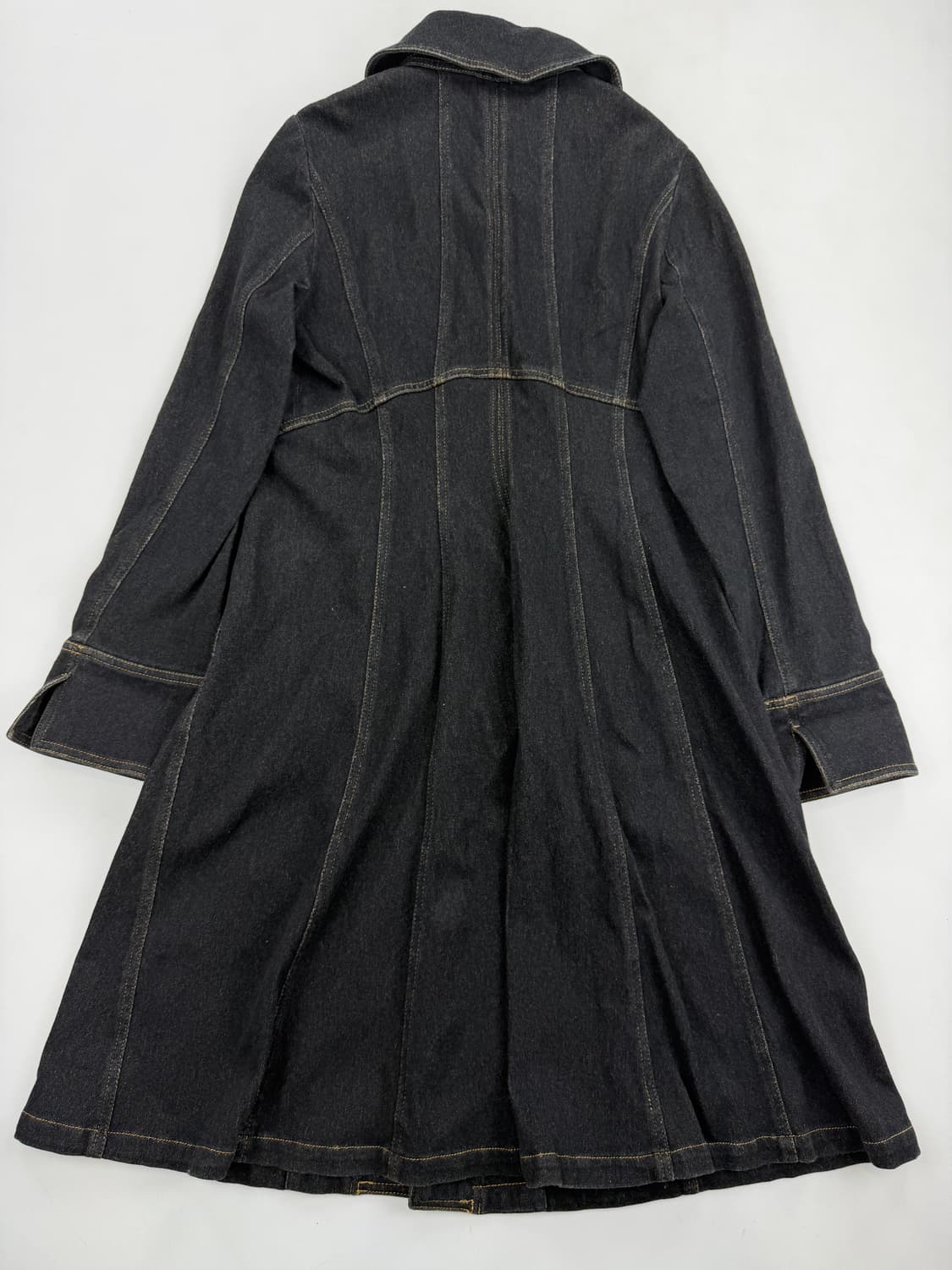 Hiroko koshino 흑청 데님 원피스코트 상품이미지7