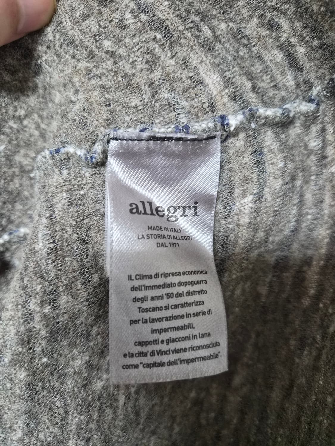 알레그리Allegri 스트라이프 쭈굴이 티셔츠 M - T162 상품이미지5