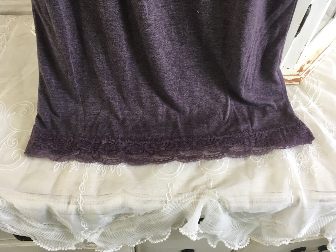 일본빈티지 퍼플 로걀 리본 반팔 상품이미지7