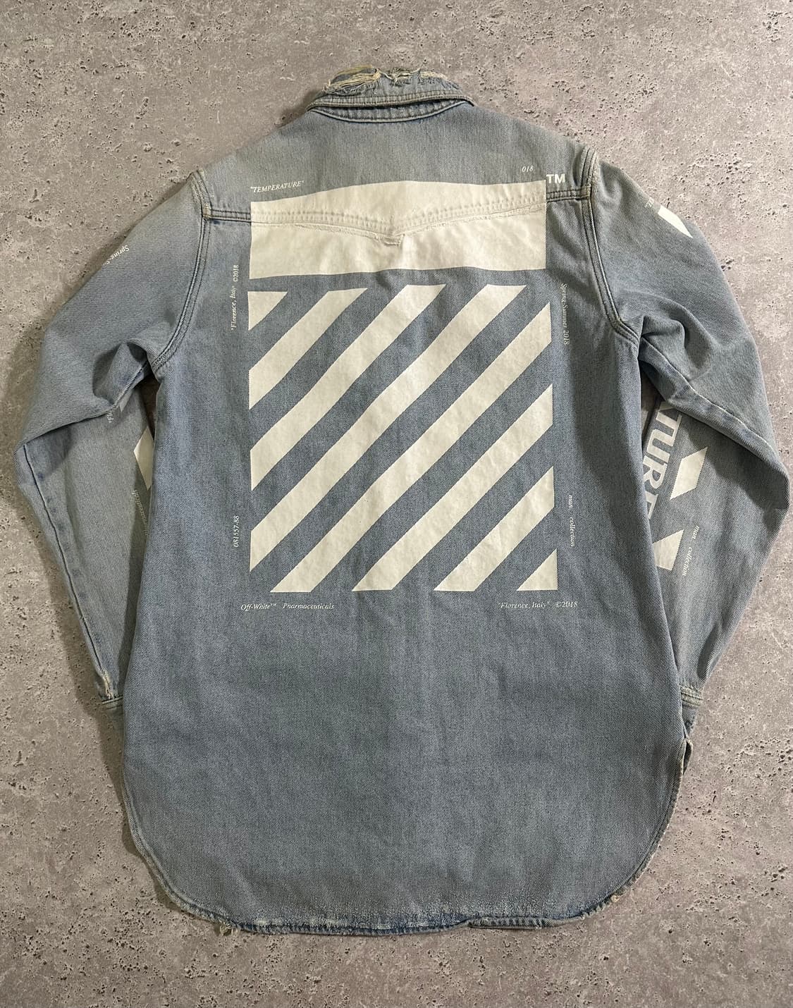 OFF-WHITE TEMPERATURE SHIRT 상품이미지3
