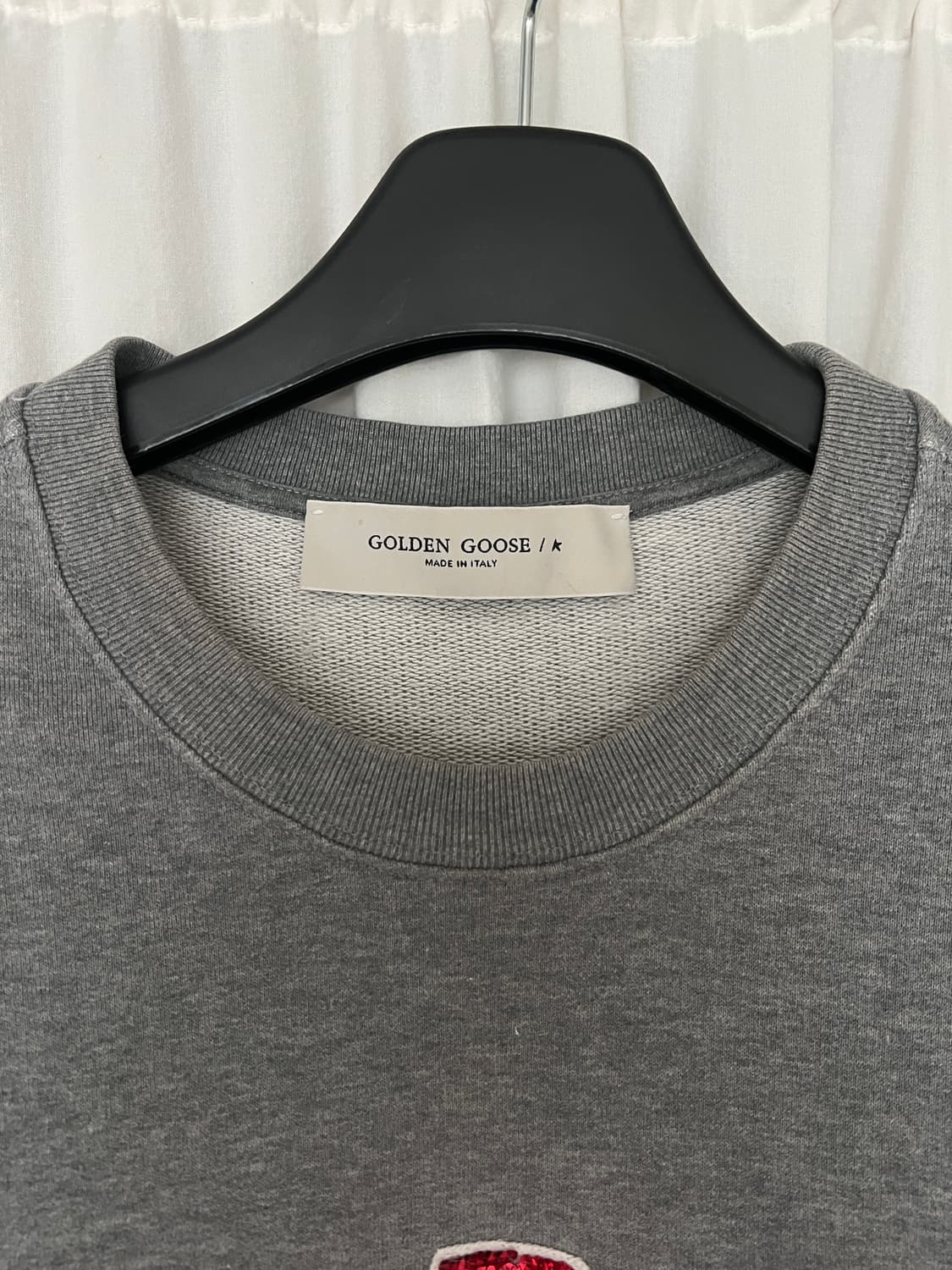 Golden Goose 스팽글 로고 맨투맨 (그레이) 상품이미지2