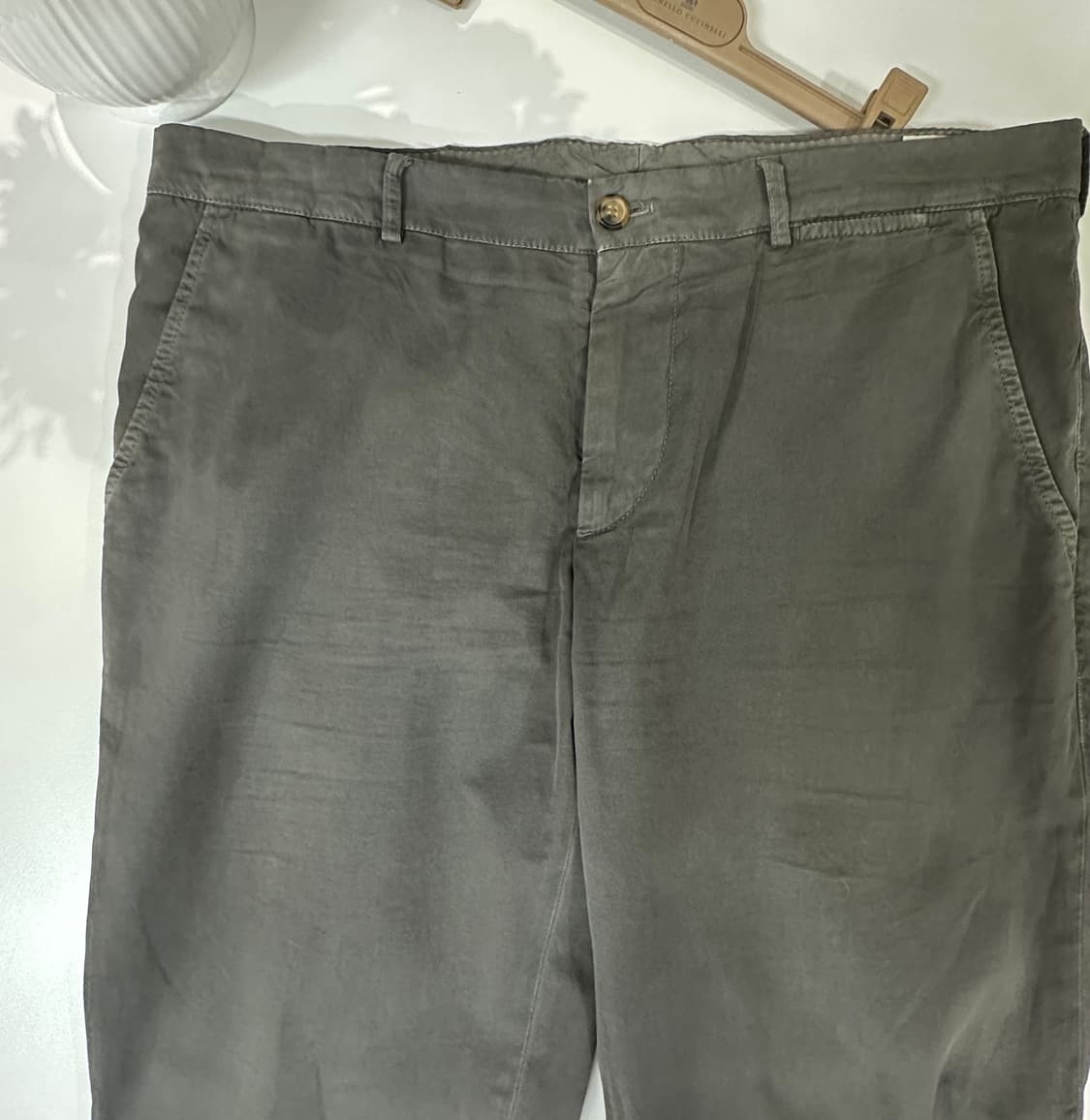 브루넬로 쿠치넬리 그레이 치노 팬츠  상품이미지3