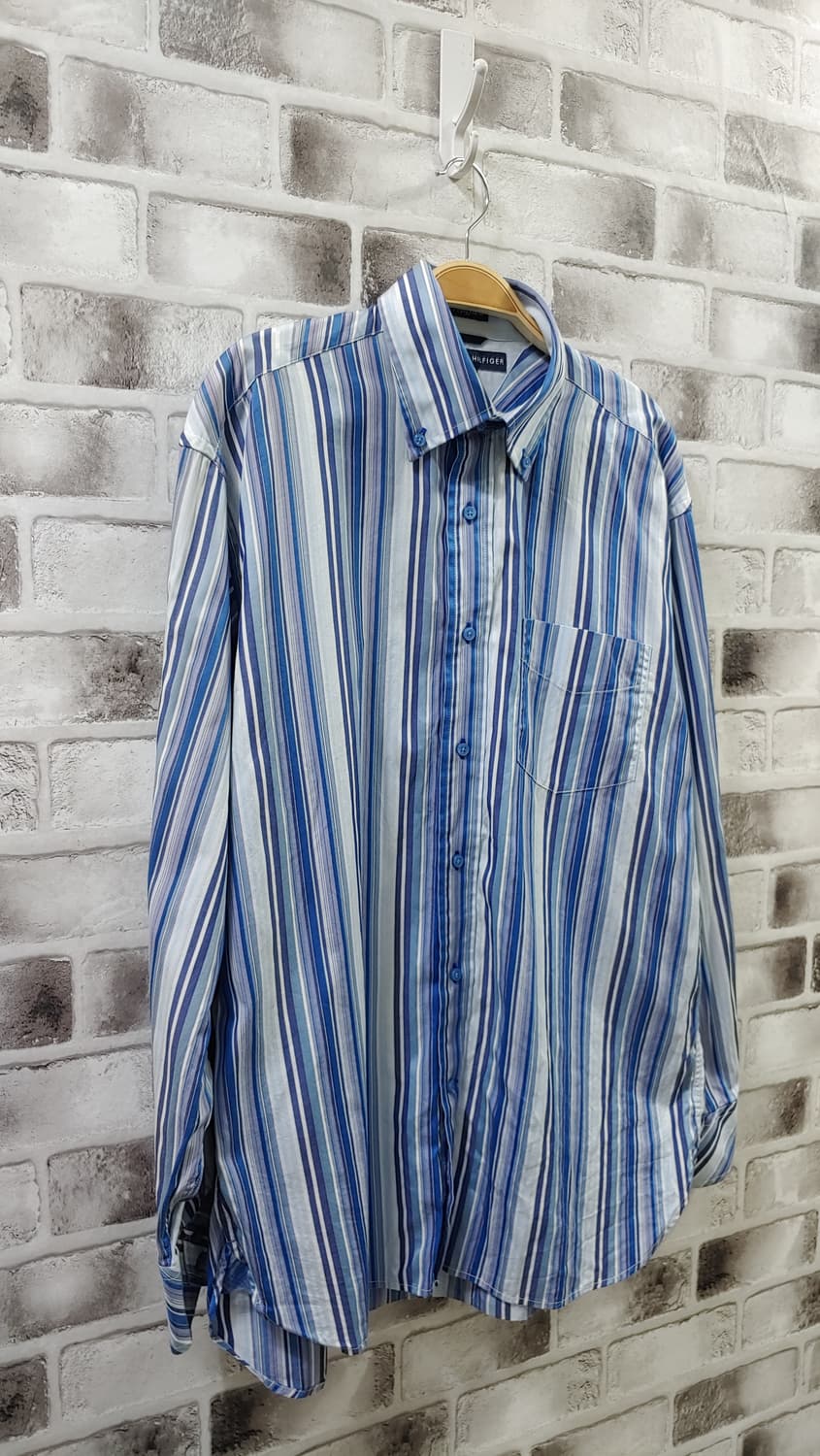 95 타미 스트라이프 셔츠 M 739 상품이미지2