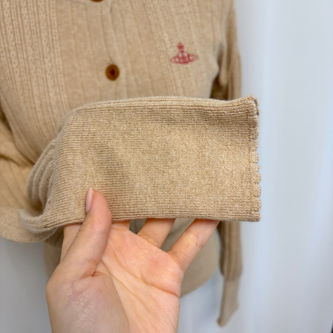 비비안웨스트우드 레드라벨 코튼 아일렛 가디건 상품이미지6