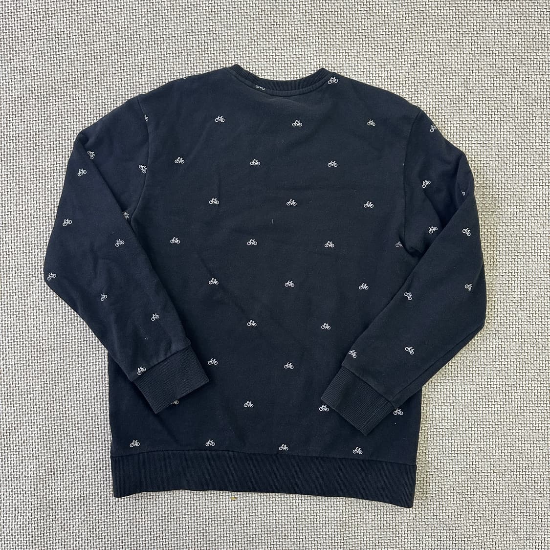 100 빈폴 자전거 패턴 맨투맨 0423D 상품이미지4