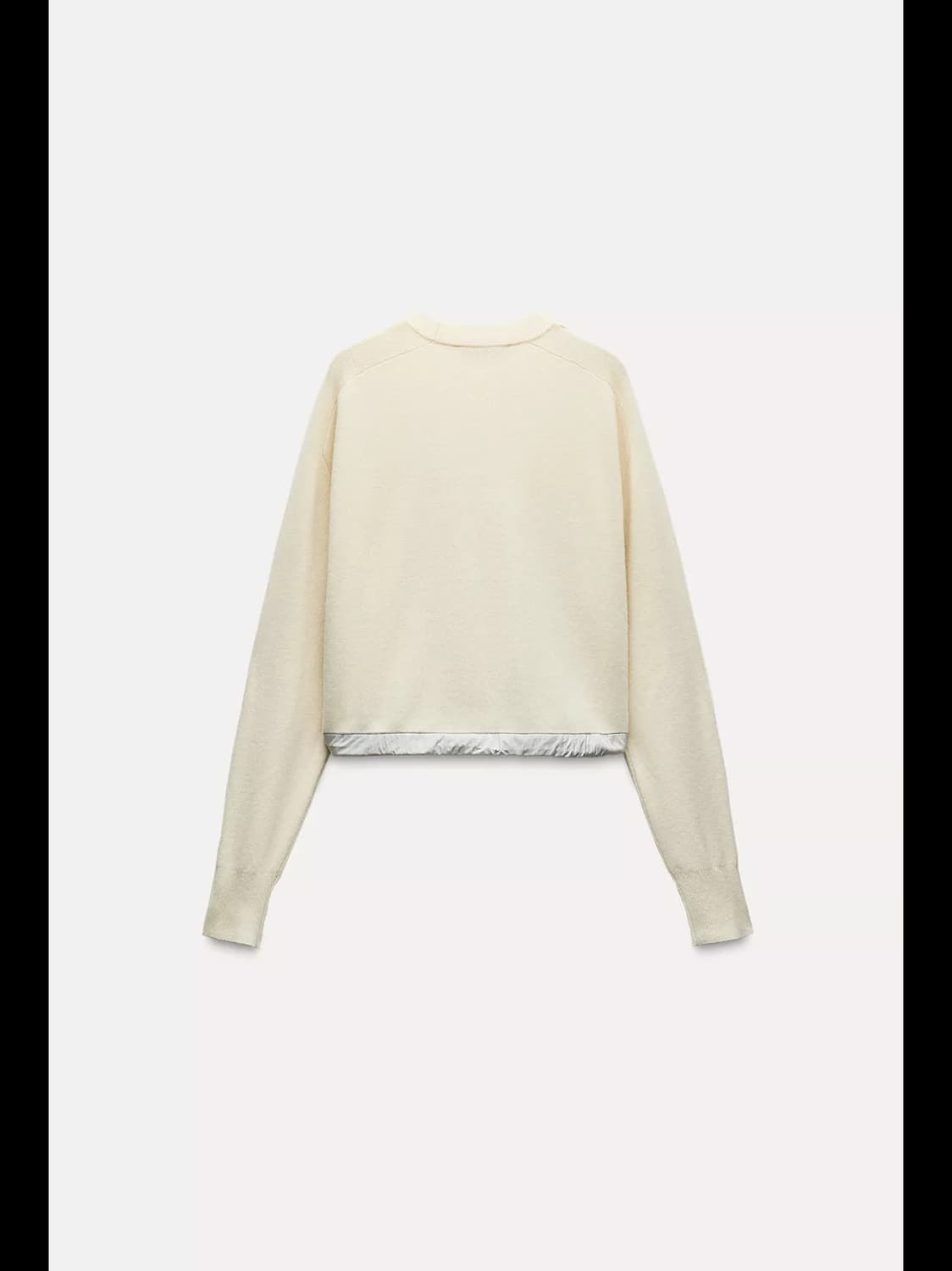 [M] 자라x앤드 원더 니트 울 블렌드 스웨트셔츠 에크루 상품이미지6