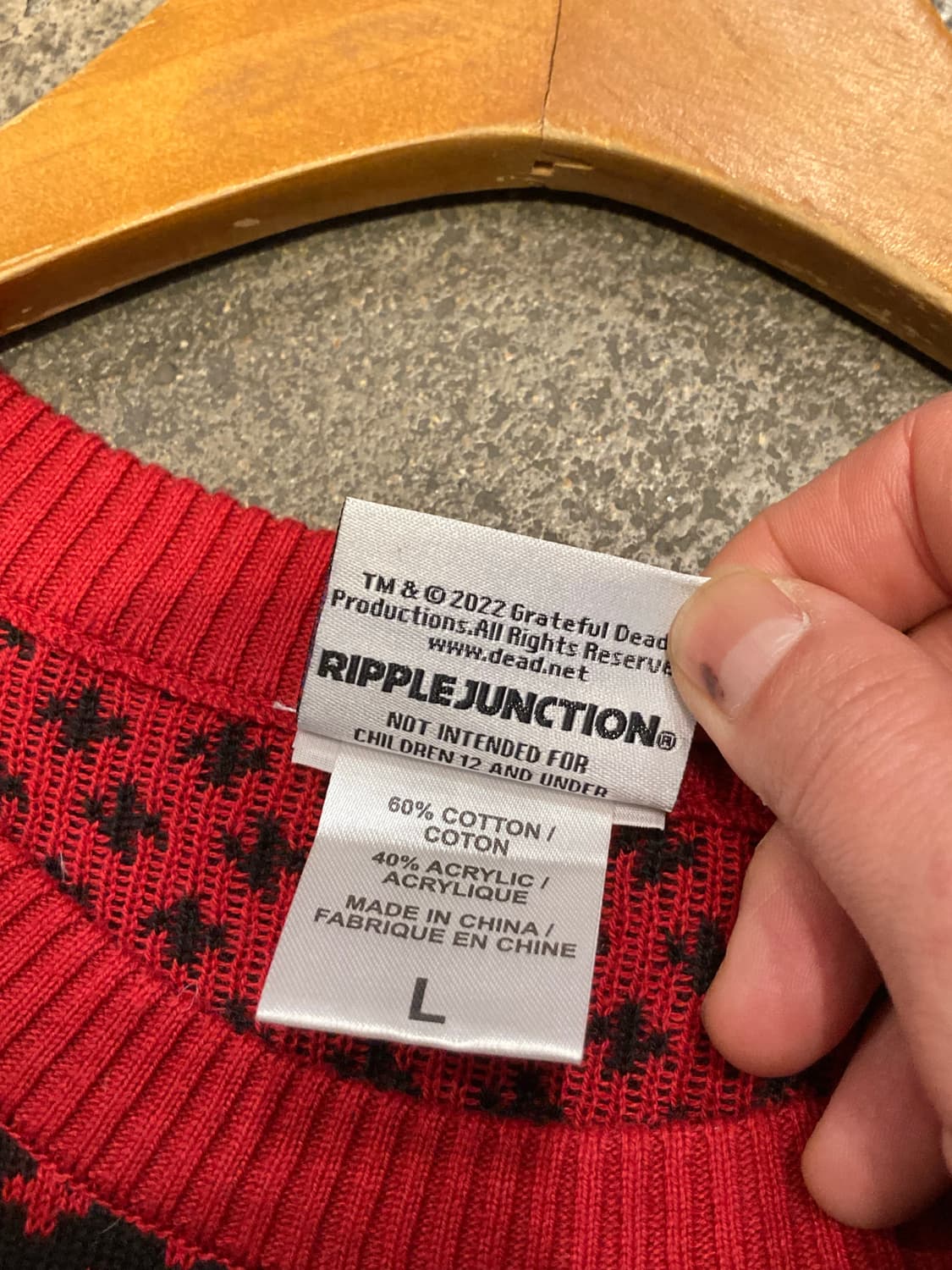 Grateful Dead 그레이트풀 데드 크리스마스 니트 상품이미지4