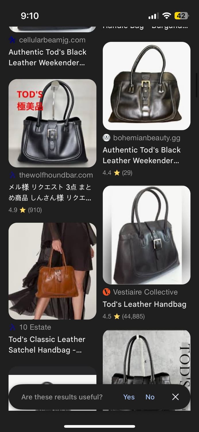 Tod's 빈티지 위캔드백 상품이미지5