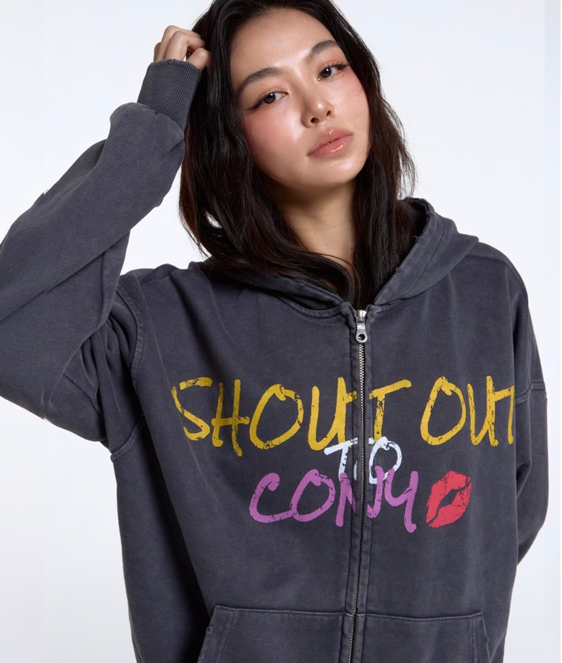 콜아웃뉴이어_ SHOUT OUT TO CONY GRAPHIC HOODIE 상품이미지1
