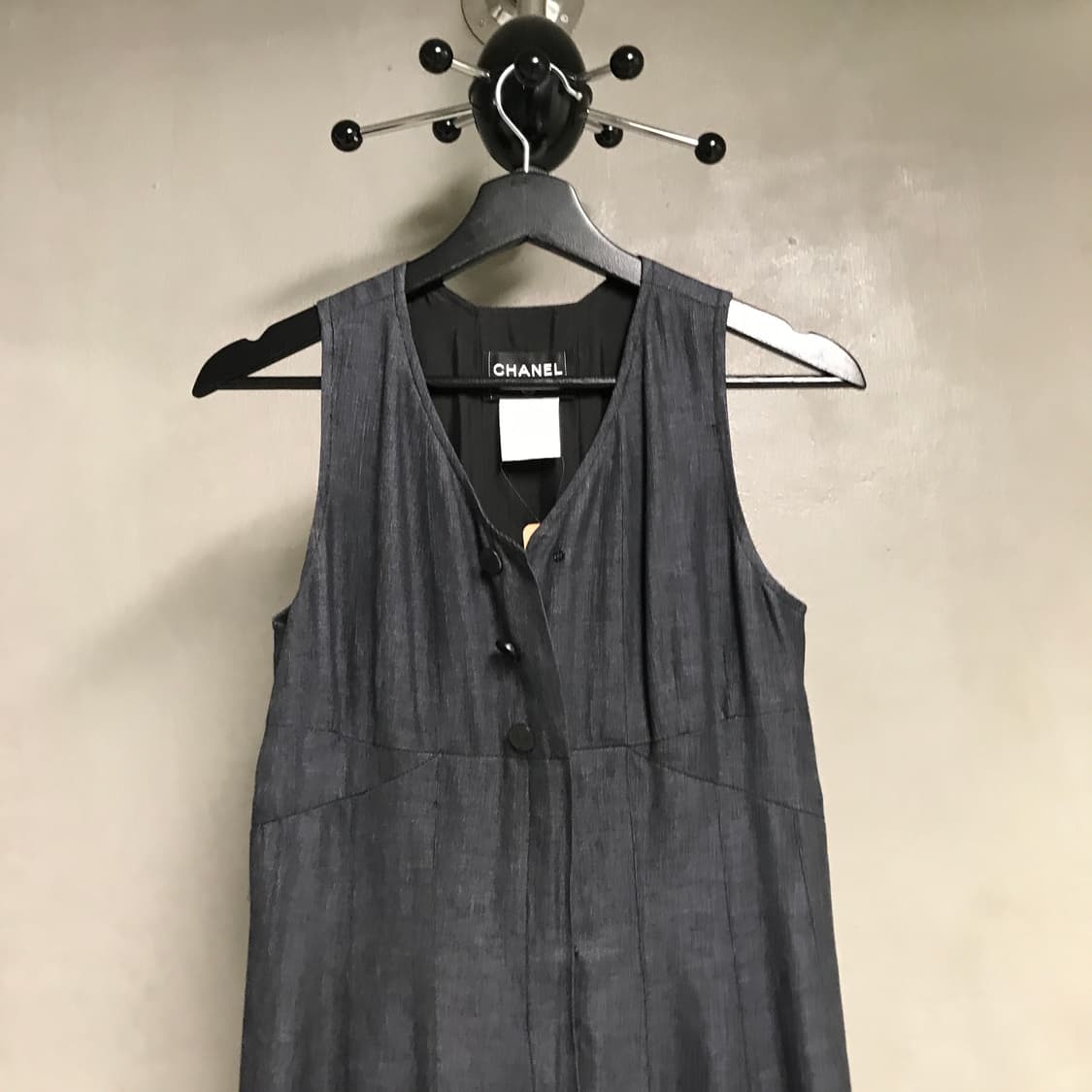 샤넬 실크 혼방 원피스 38 상품이미지2