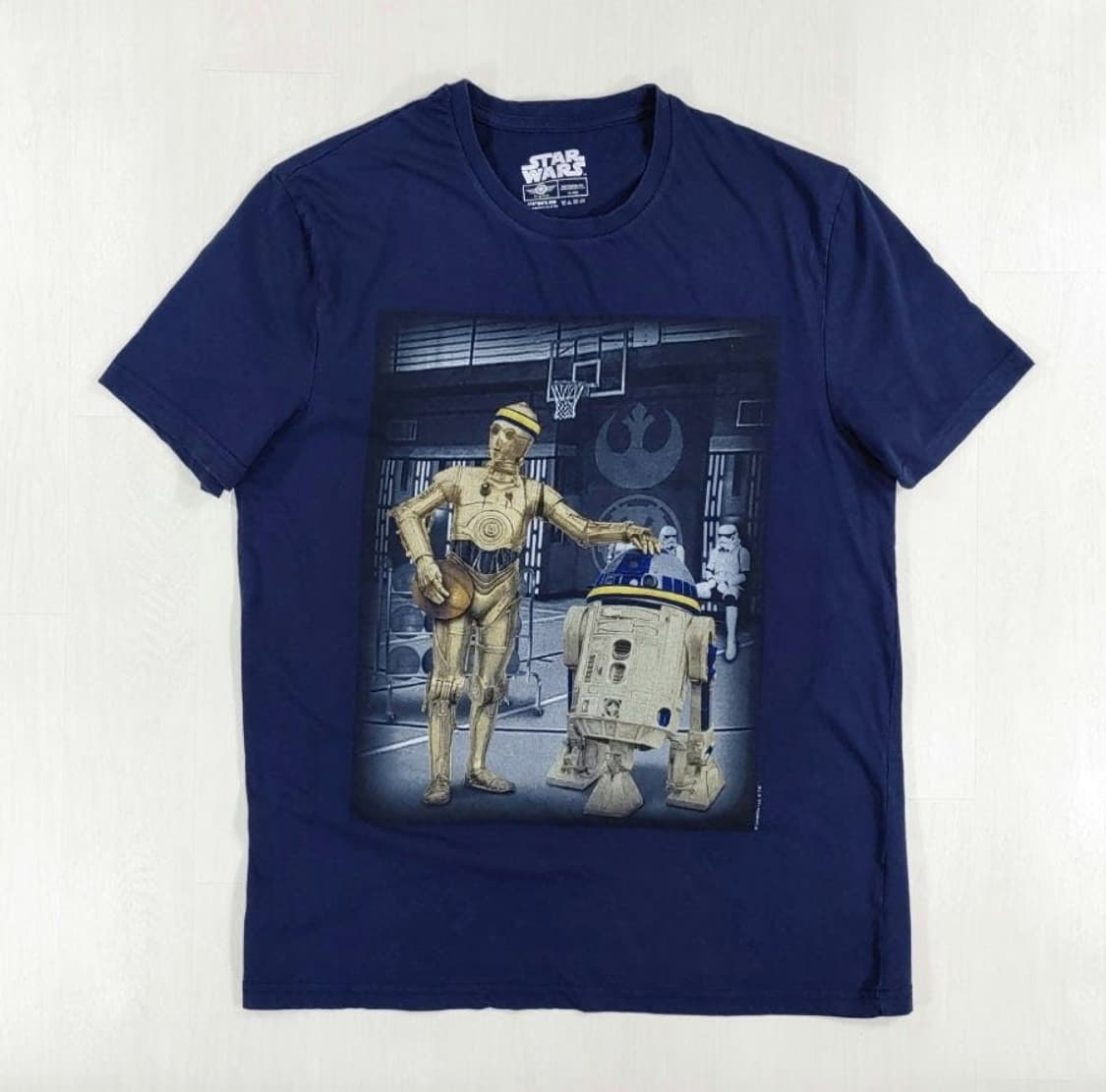 스타워즈 R2D2 C3PO 반팔 티셔츠 M 상품이미지1