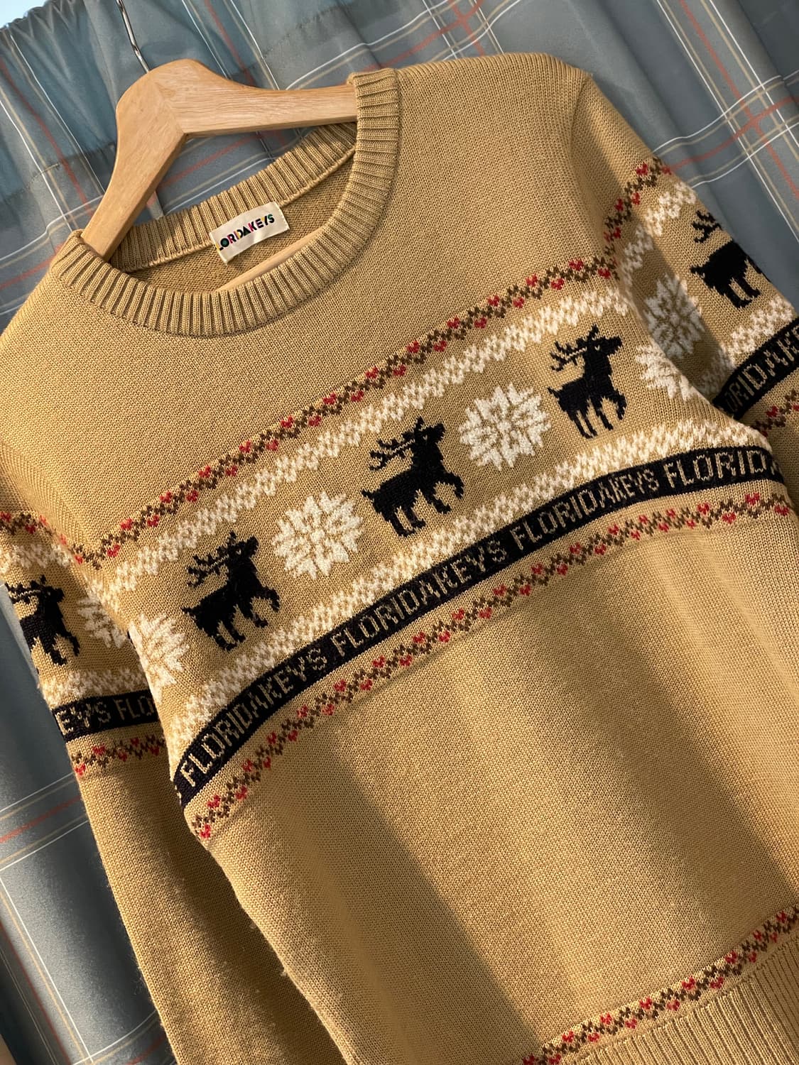 일본빈티지 모리노르딕 니트 상품이미지1