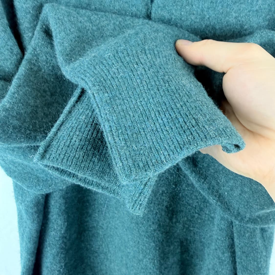 (105) 폴로 랄프로렌 램스울 카라 니트 그린 상품이미지4