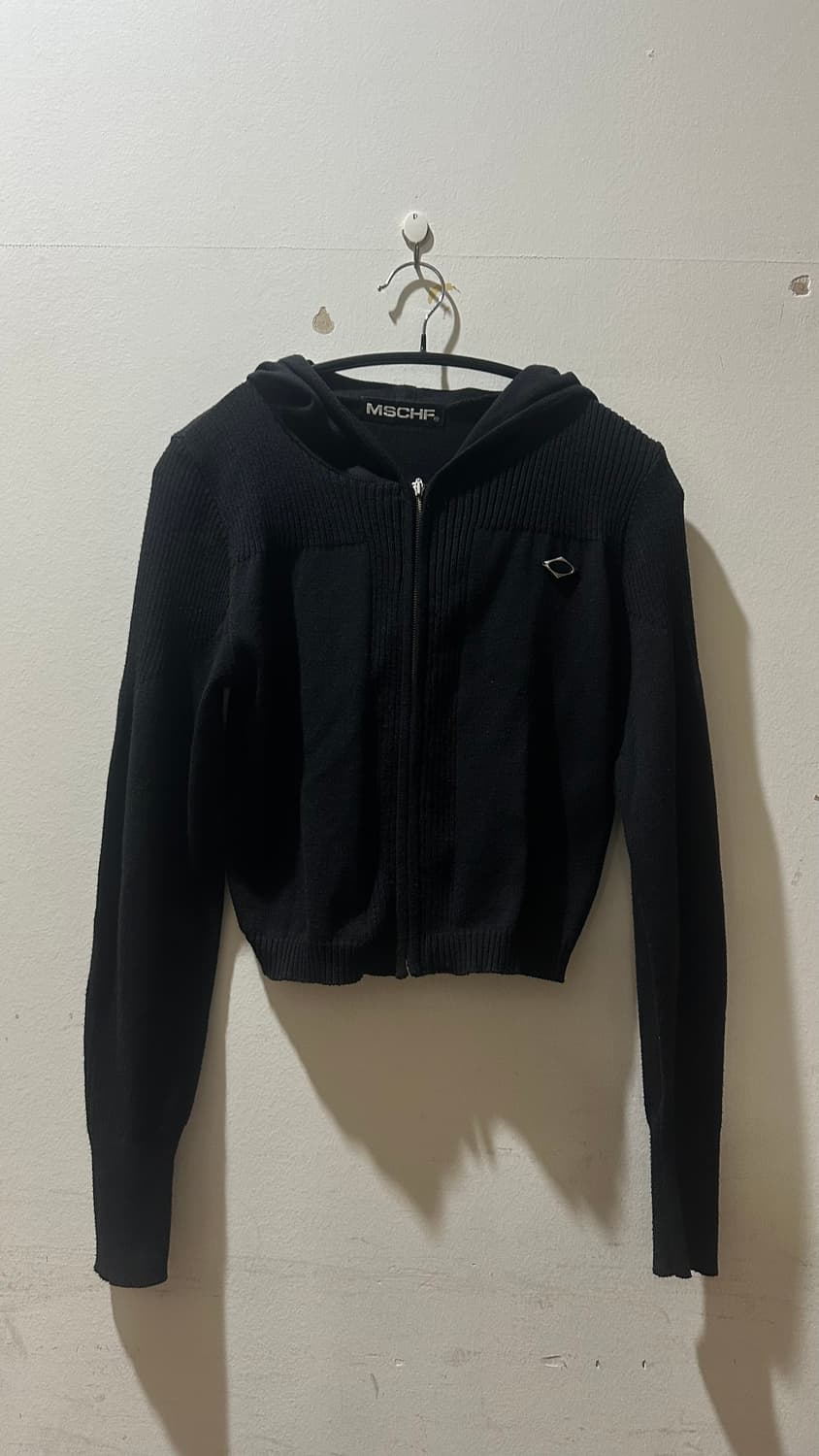 미스치프 니트후드집업 M 상품이미지3