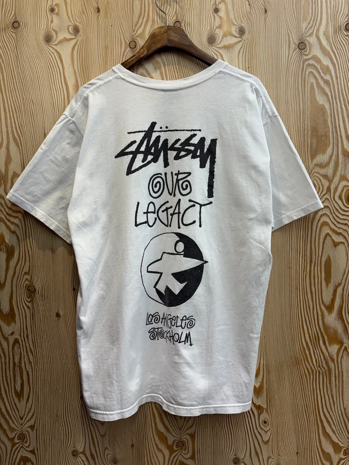 스투시x아워레가시 서프맨 피그먼트 다이드 반팔 상품이미지3