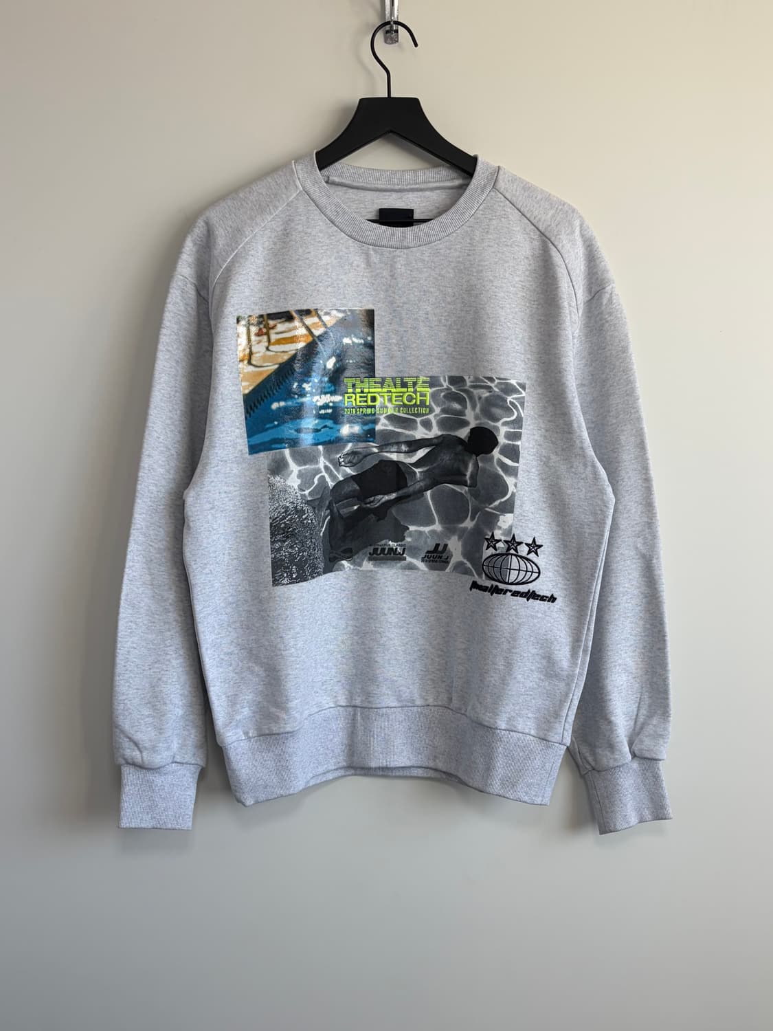 준지 2019 레드테크 맨투맨 그레이 상품이미지1