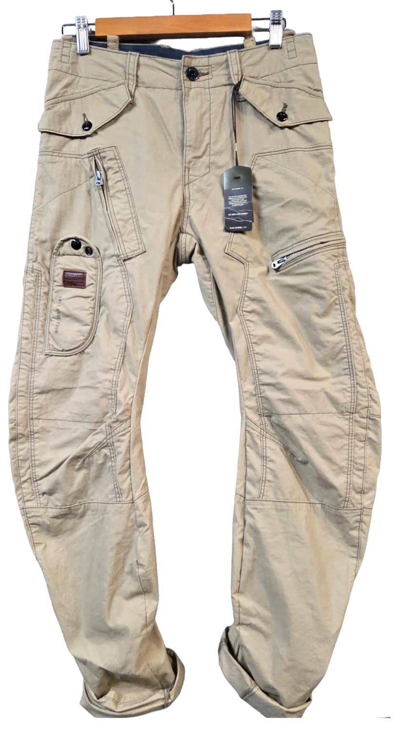 G-Star 로우 카고 바지 베이지3D(W28/L32) 상품이미지1