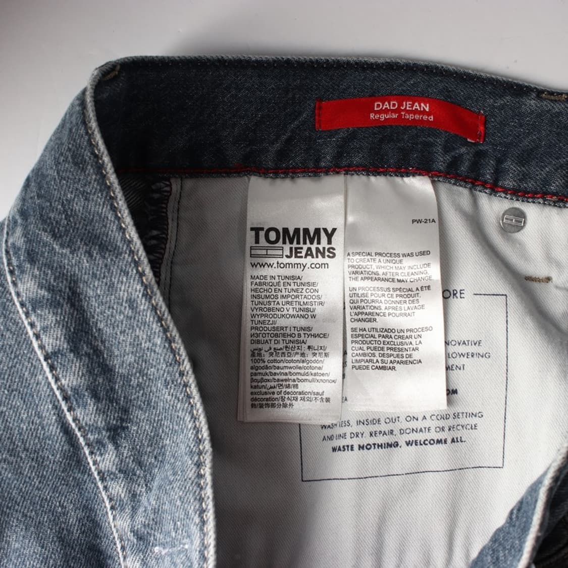 타미진스 대드핏 레귤러 테이퍼드 데님팬츠 30 상품이미지7
