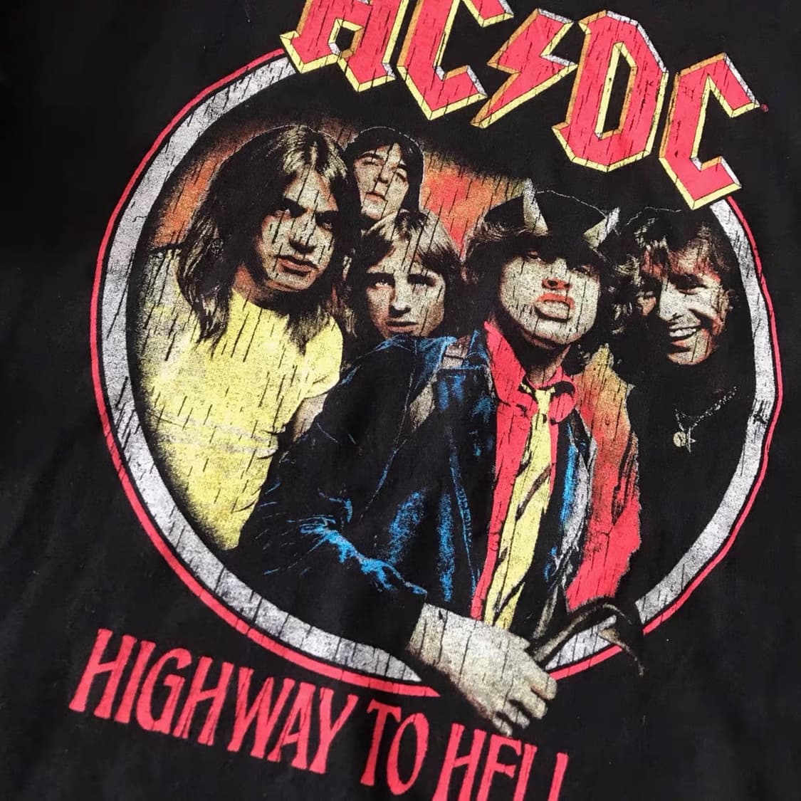 AC/DC 프린팅 복각 롱 슬리브 상품이미지9