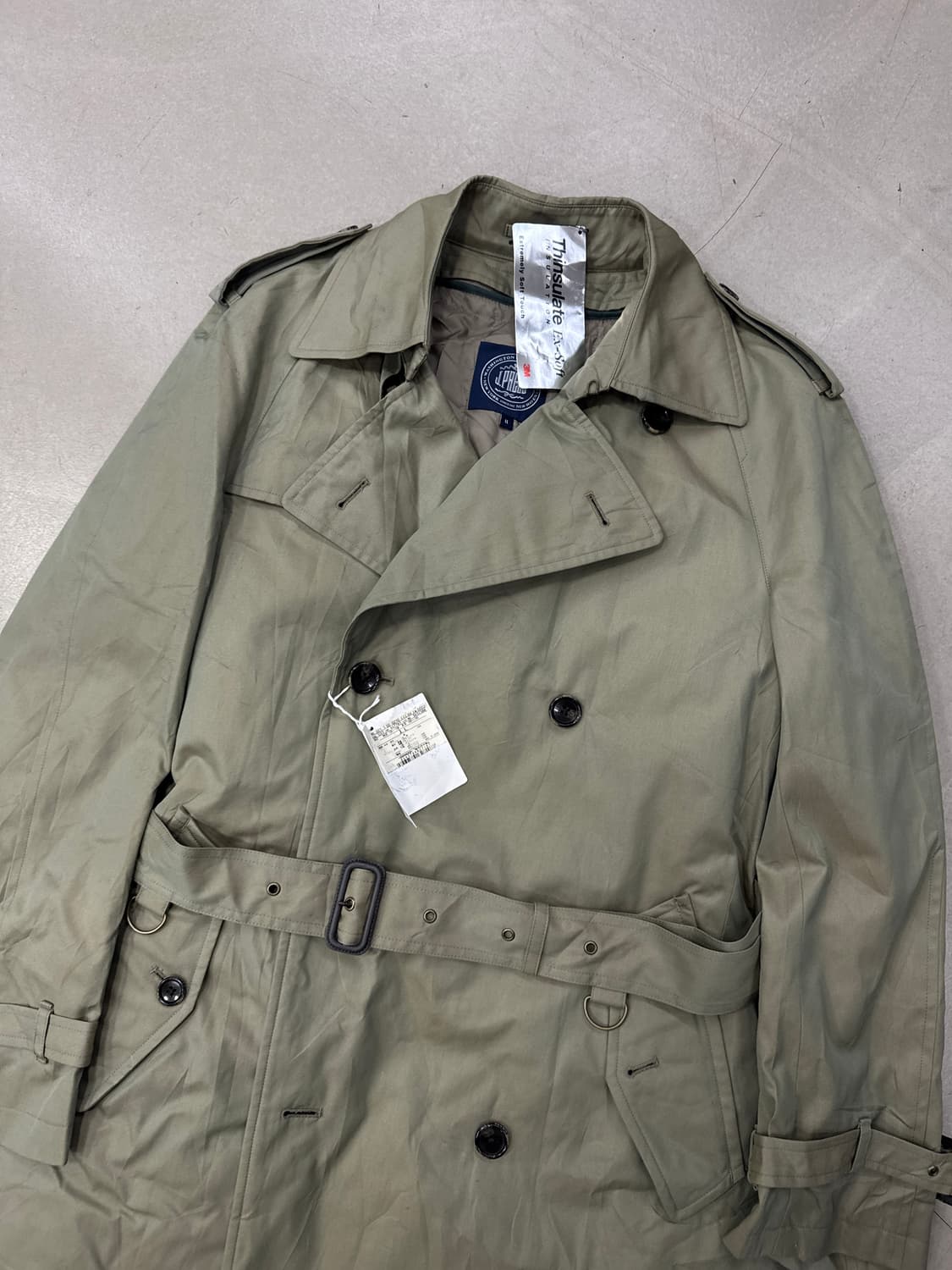 제이프레스 램스울 라이너 트렌치 코트 LL 상품이미지2