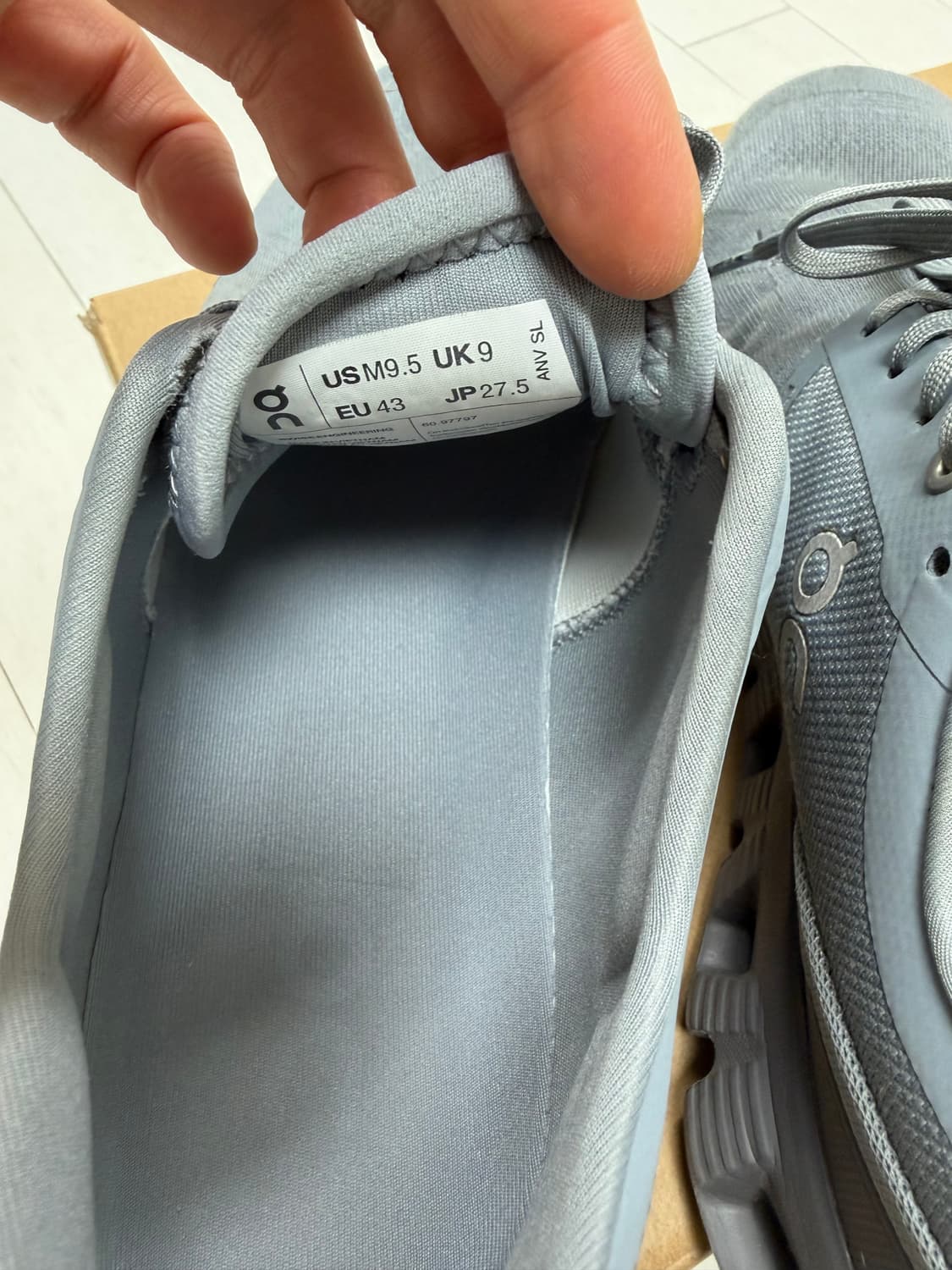 온러닝 클라우드 X 3 미스트락 275 사이즈 상품이미지6