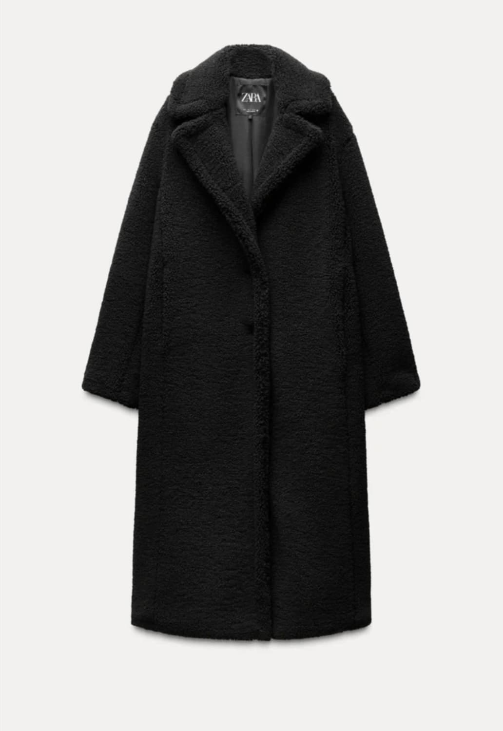 자라 시어링 롱코트 상품이미지4