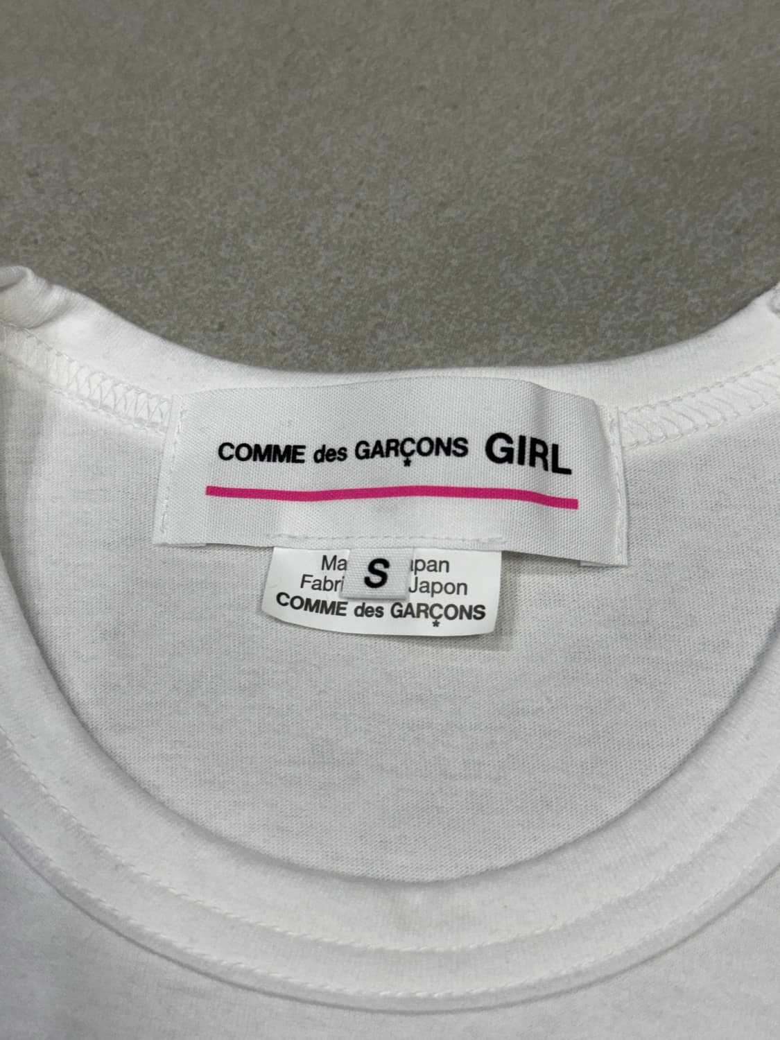 2018 꼼데가르송 x 디즈니 백설공주 폴카닷 반팔 티셔츠 상품이미지2