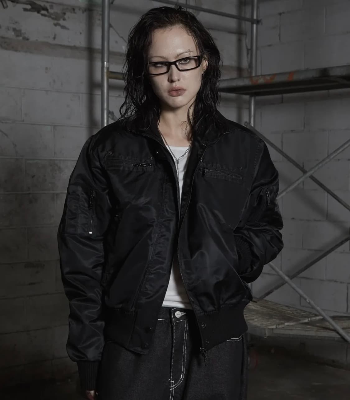 aniv MA-1 Bomber Jumper black 상품이미지1