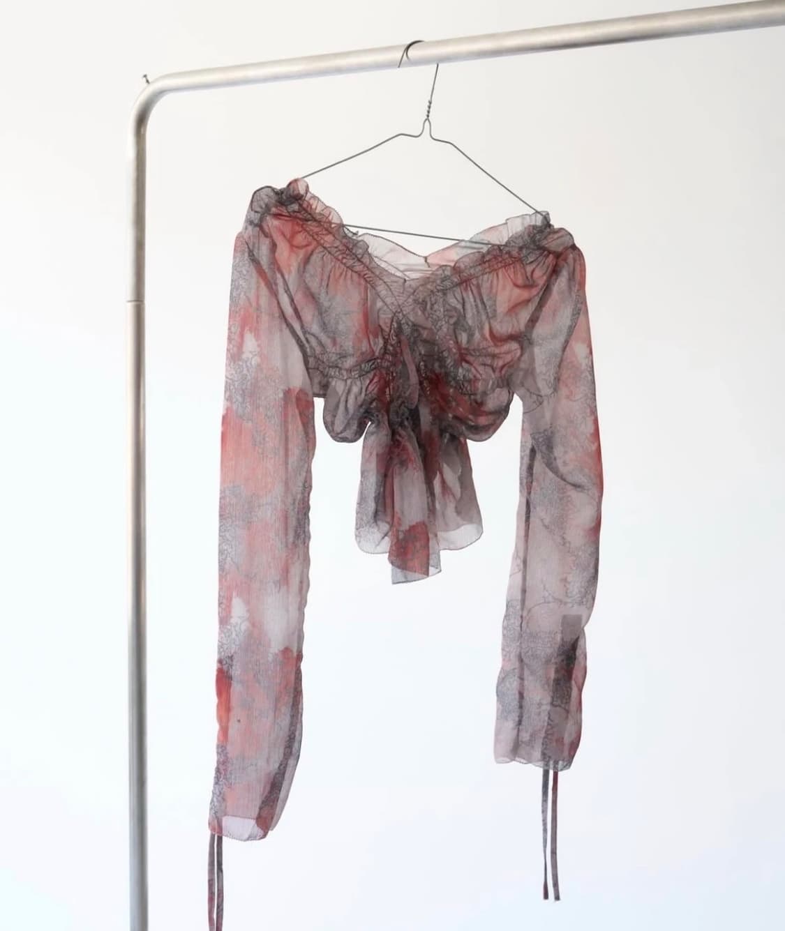 lalameme 라라미미 시어 스모킹 블라우스 38 상품이미지1