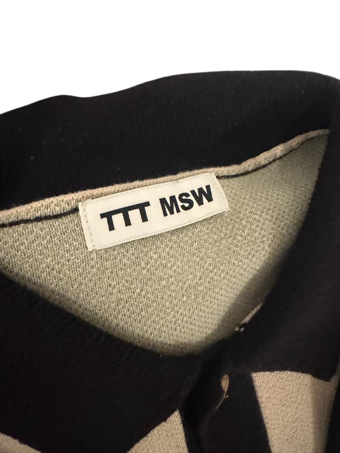 TTT MSW 22AW 보더 니트 가디건 상품이미지3