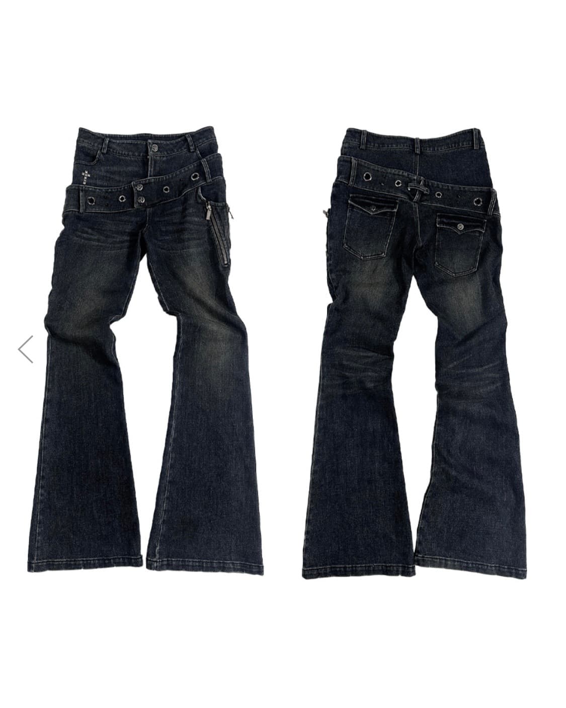 double waist boots cut denim 상품이미지1