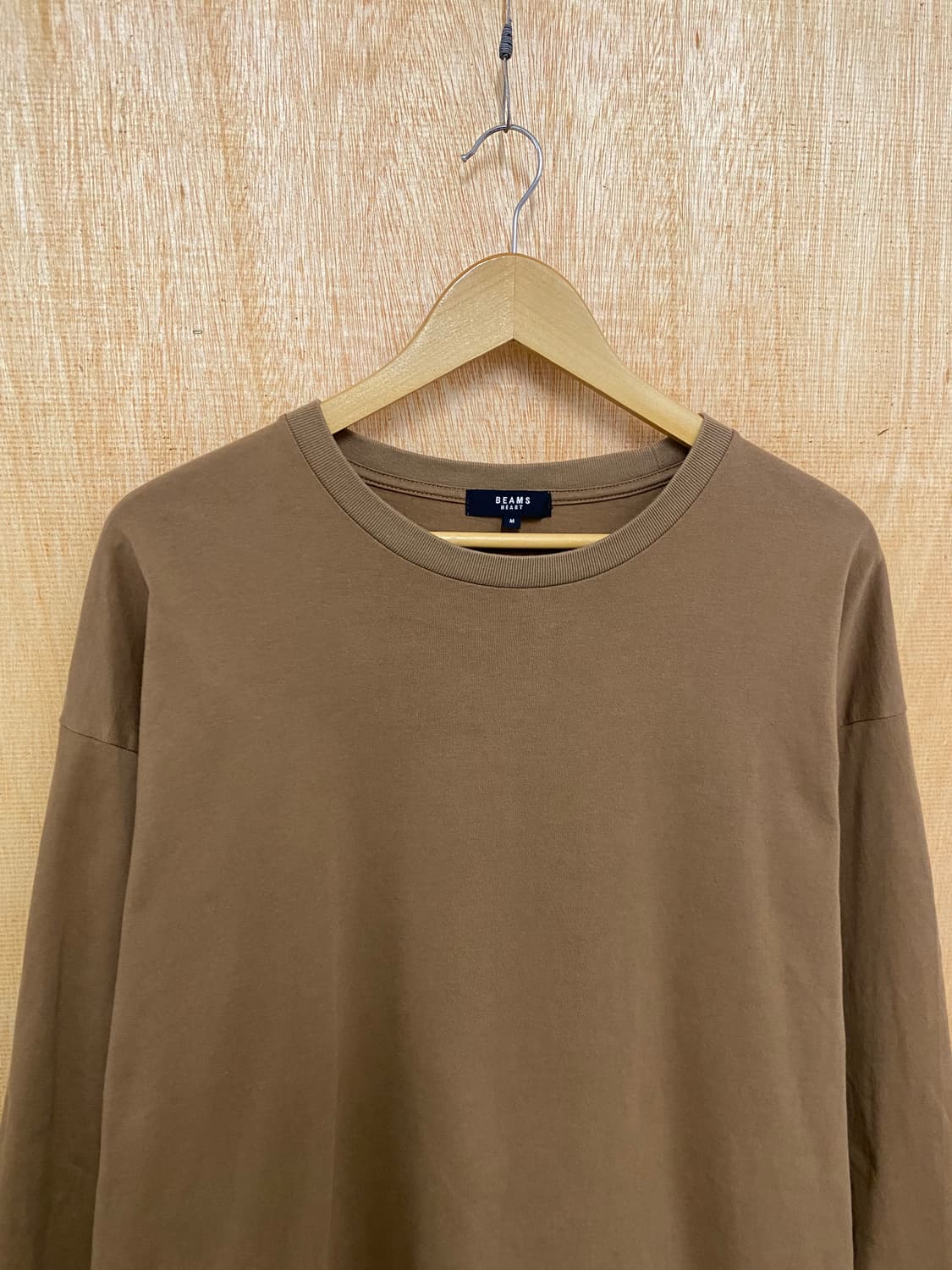 BEAMS t-shirts 빔즈 롱슬리브 무지 티셔츠 상품이미지4