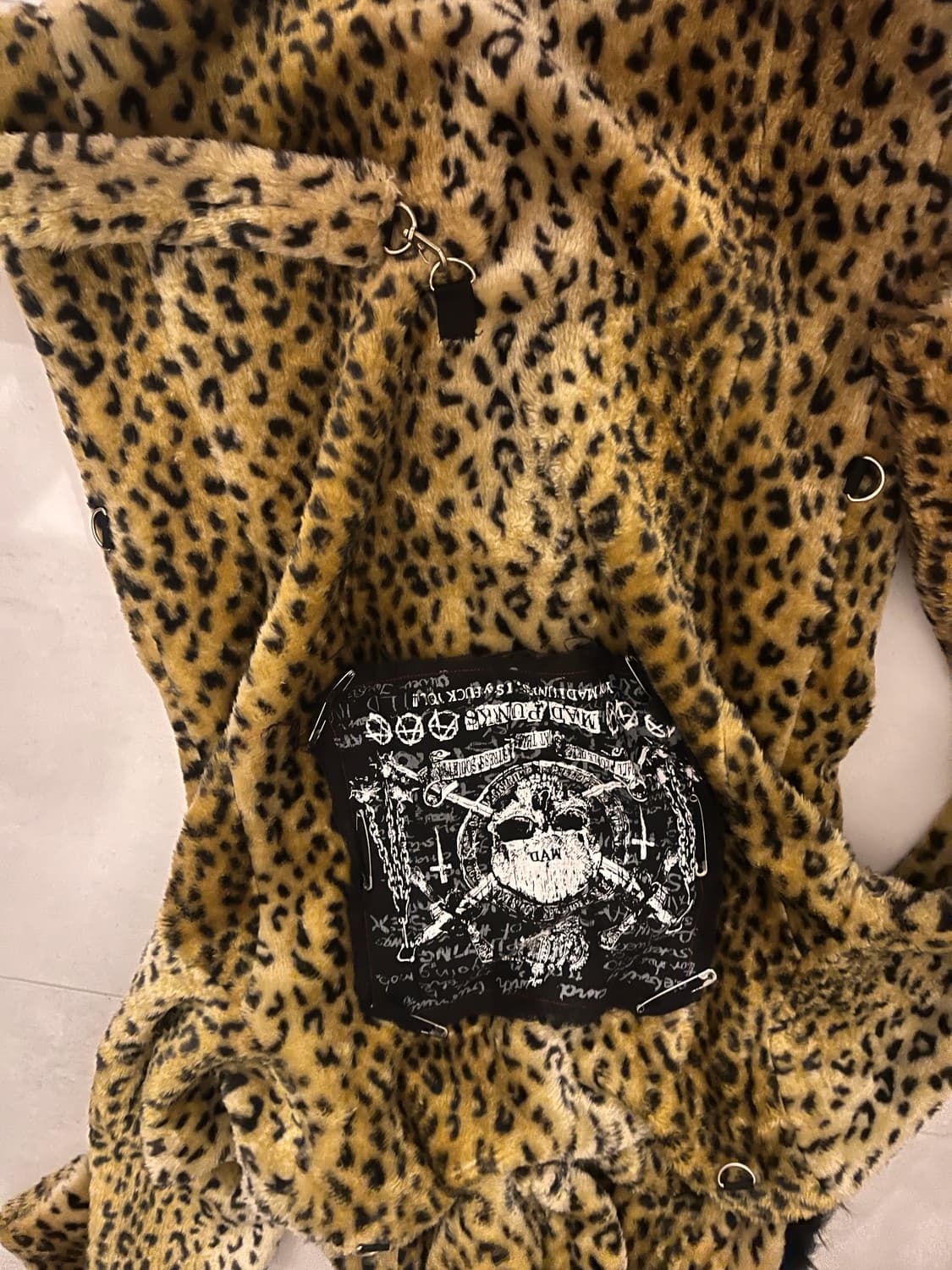 매드펑크 네코미미 퍼자켓 퍼후드집업 고스펑 상품이미지3