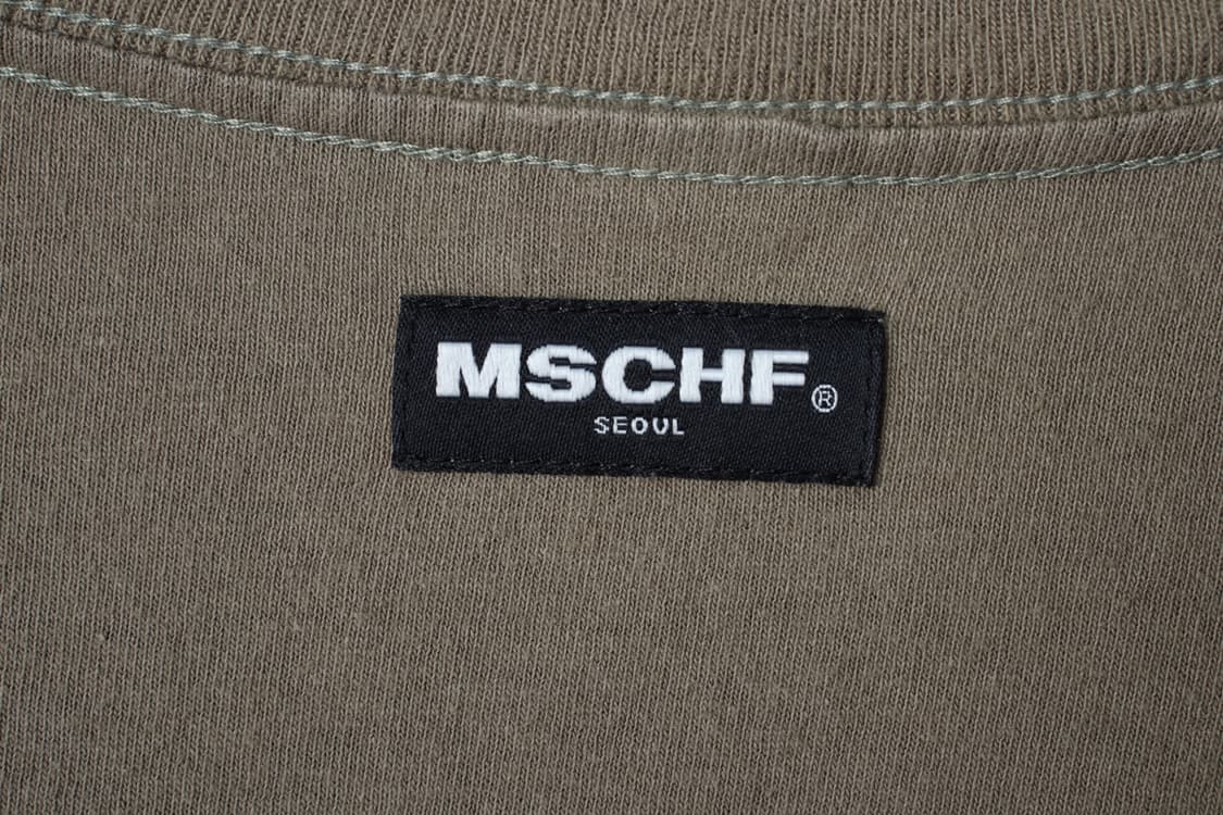 W(F) 미스치프 긴팔티셔츠 스몰로고 카키 크롭 올드스쿨-H33050 상품이미지6
