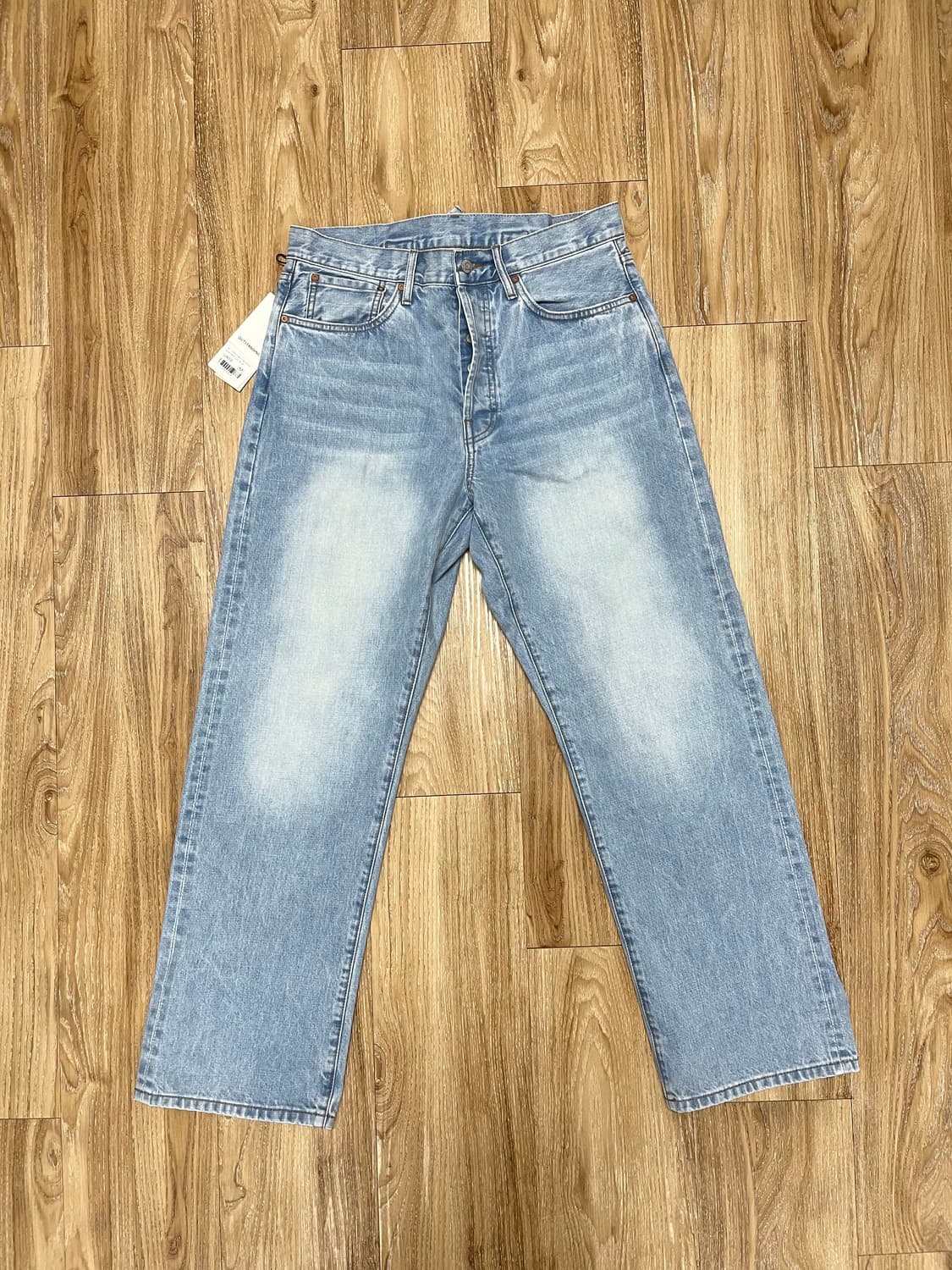 (새상품) 아웃스탠딩 30s 신치백 와이드 셀비지데님 32 상품이미지4