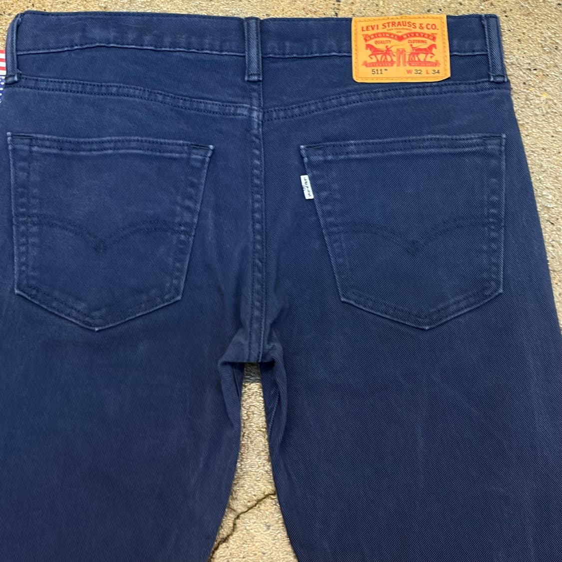 00s 미국 빈티지 리바이스 511 네이비 블루 청바지 상품이미지5