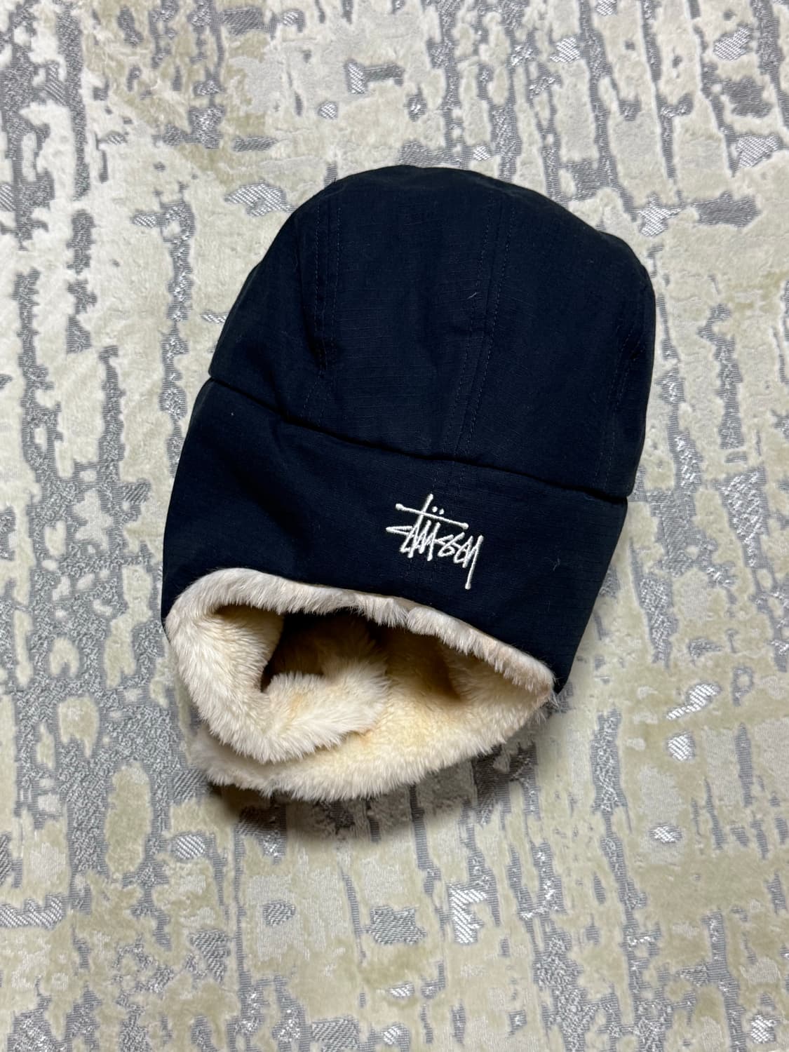 (S/M) 스투시 립스탑 트래퍼 캡 네이비 상품이미지2