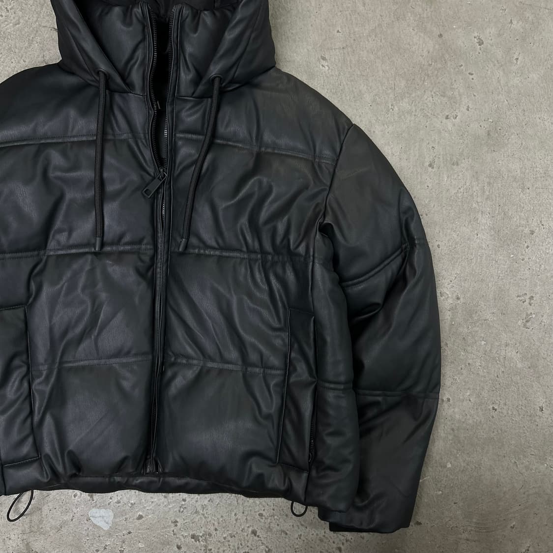 자라 레더 후드 패딩[1546] 상품이미지3