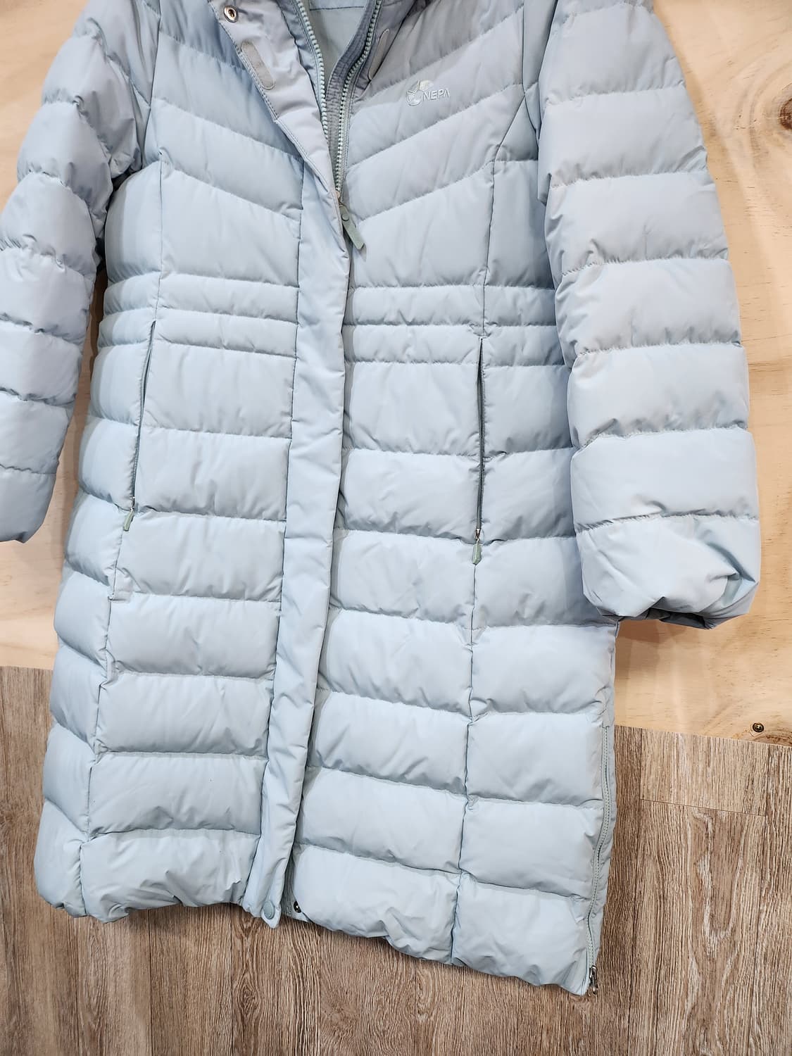 400) 네파 키즈 덕다운 롱패딩 상품이미지4