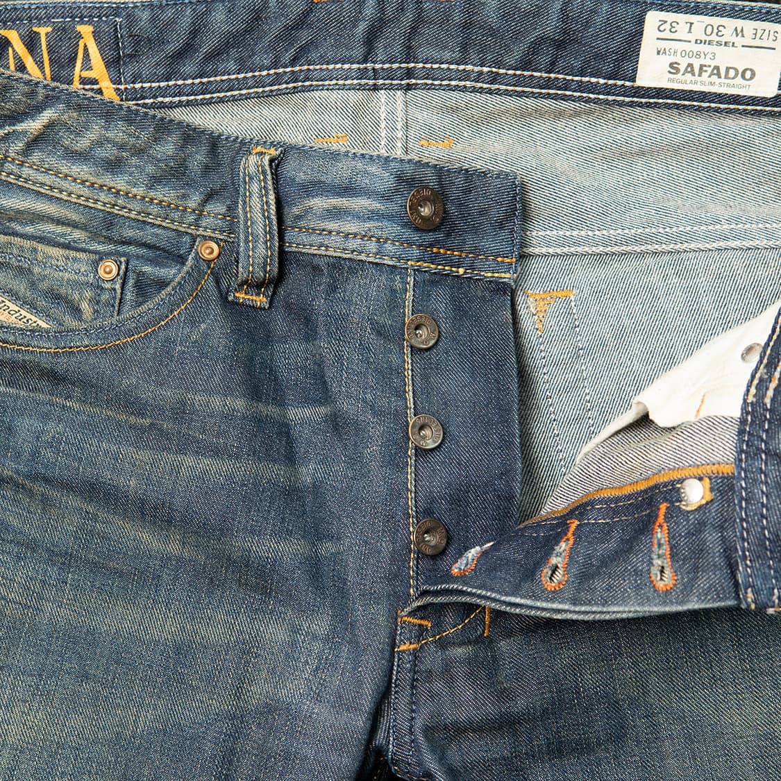 [30] 디젤 SAFADO 008Y3 더티 워싱 데님팬츠 MB-1404  상품이미지2