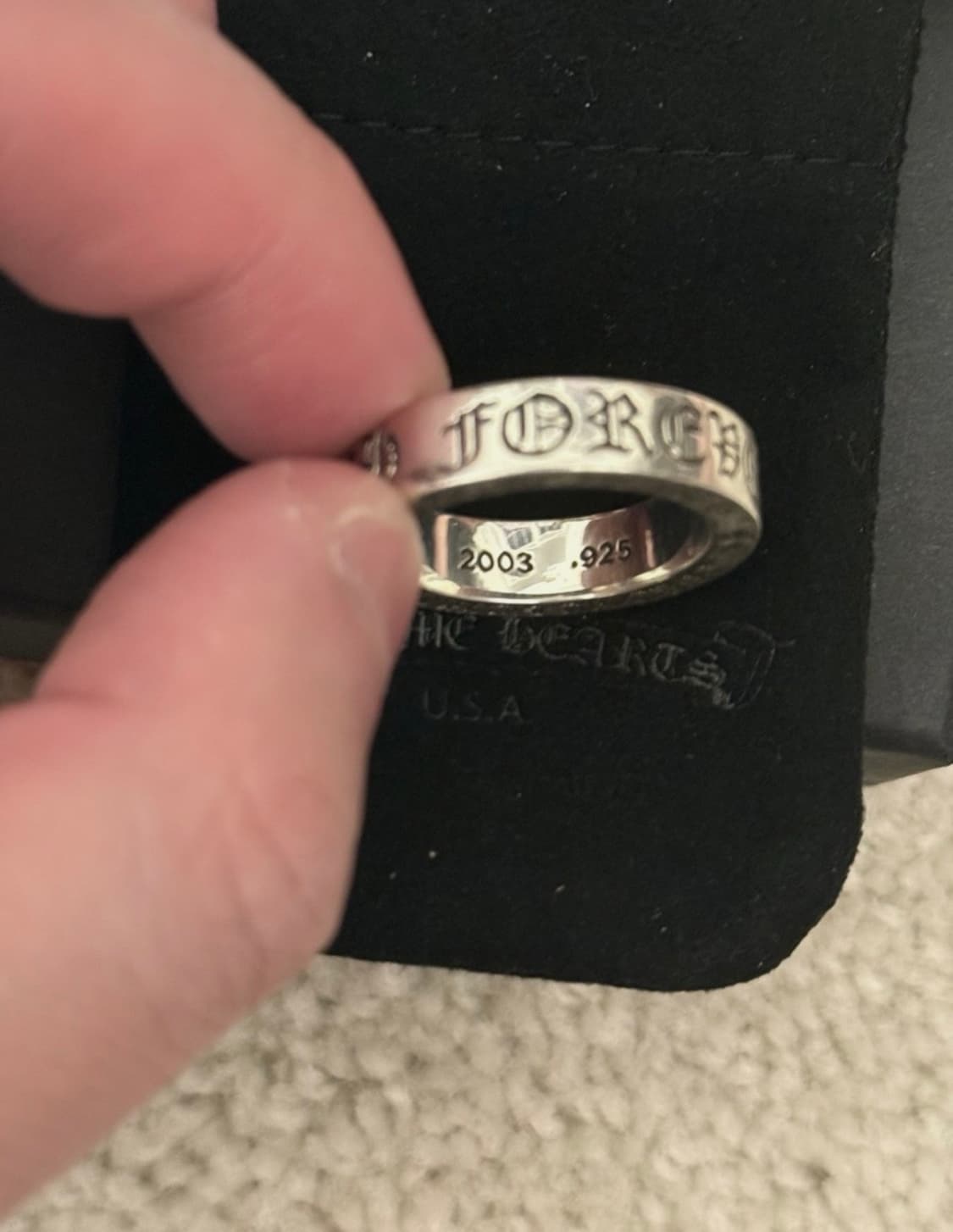 크롬하츠 포에버 스페이서 링 us9.5 상품이미지7